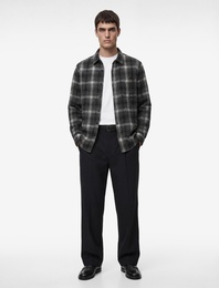 Regular Fit Uzun Kollu Düğmeli Klasik Yaka Oduncu Gömleği