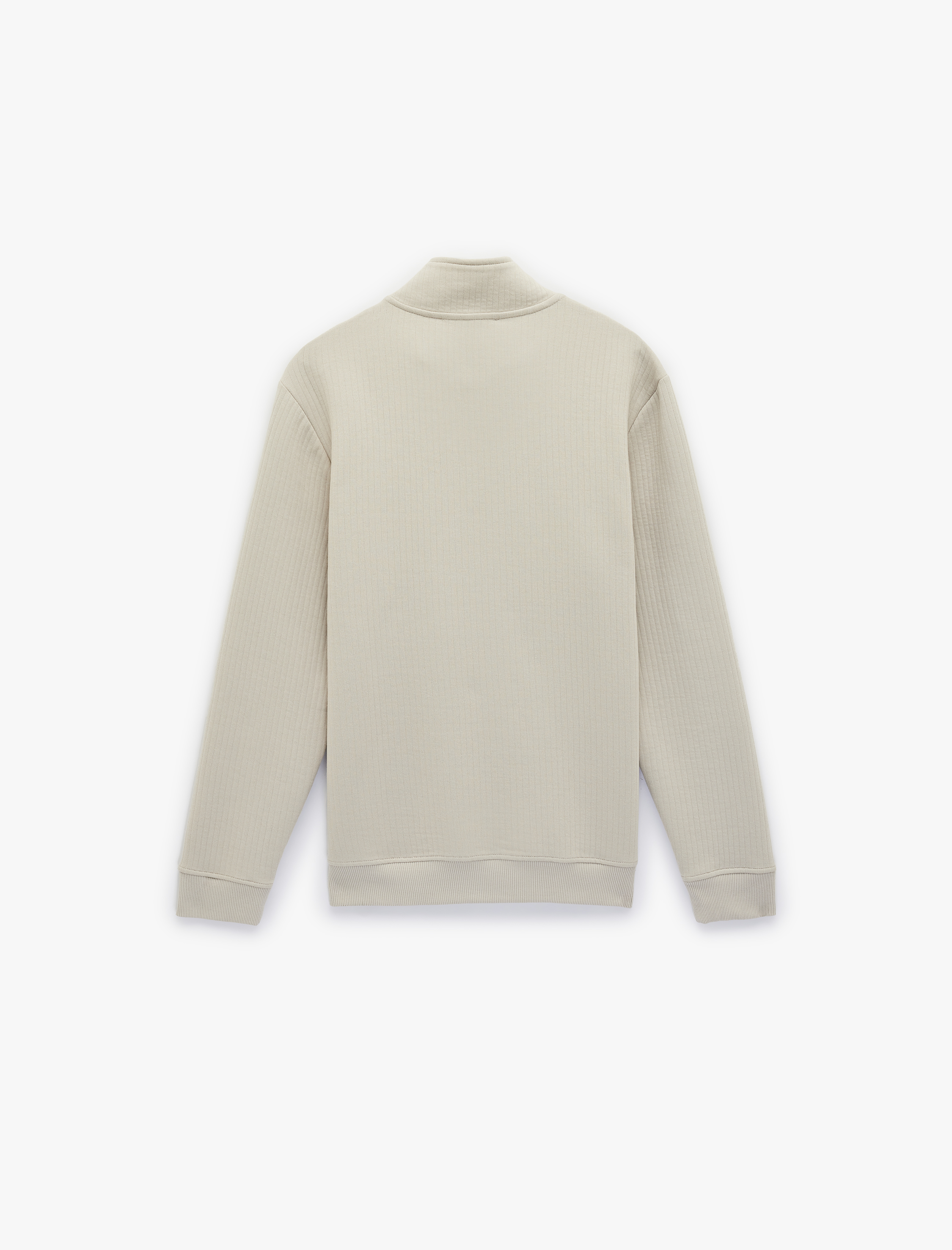   Regular Fit Uzun Kollu Yarım Fermuarlı Sweatshirt