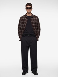 Regular Fit Uzun Kollu Klasik Yaka Oduncu Gömleği