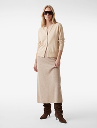 Standart Bel Yumuşak Dokulu Midi Kalem Etek