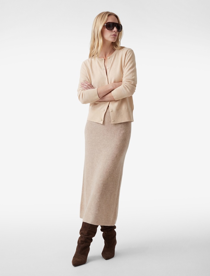  Standart Bel Yumuşak Dokulu Midi Kalem Etek