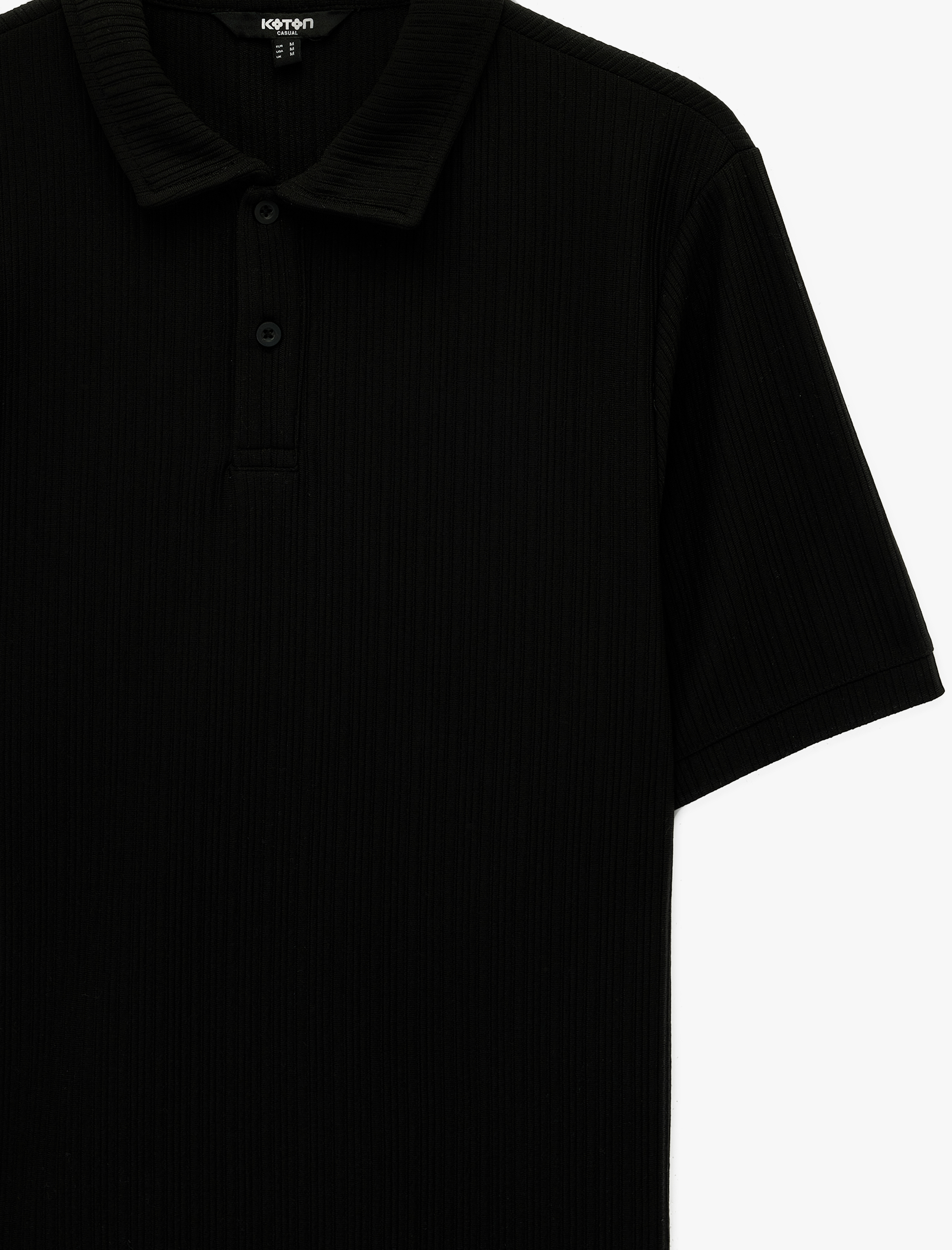   Regular Fit Kısa Kollu Düğmeli Polo Yaka Tişört