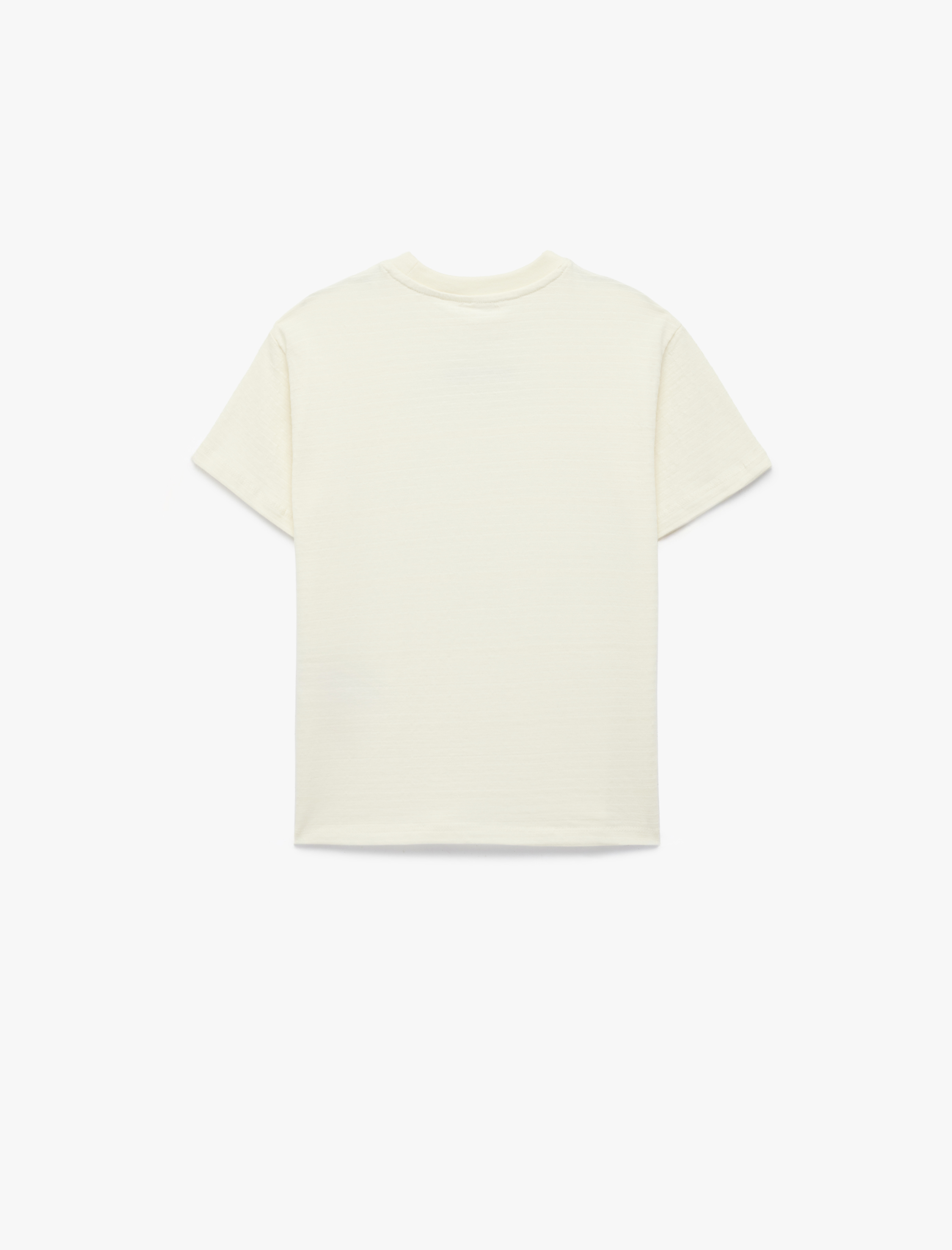  Erkek Çocuk Pamuklu Kısa Kollu Baskılı Bisiklet Yaka Oversize Tişört