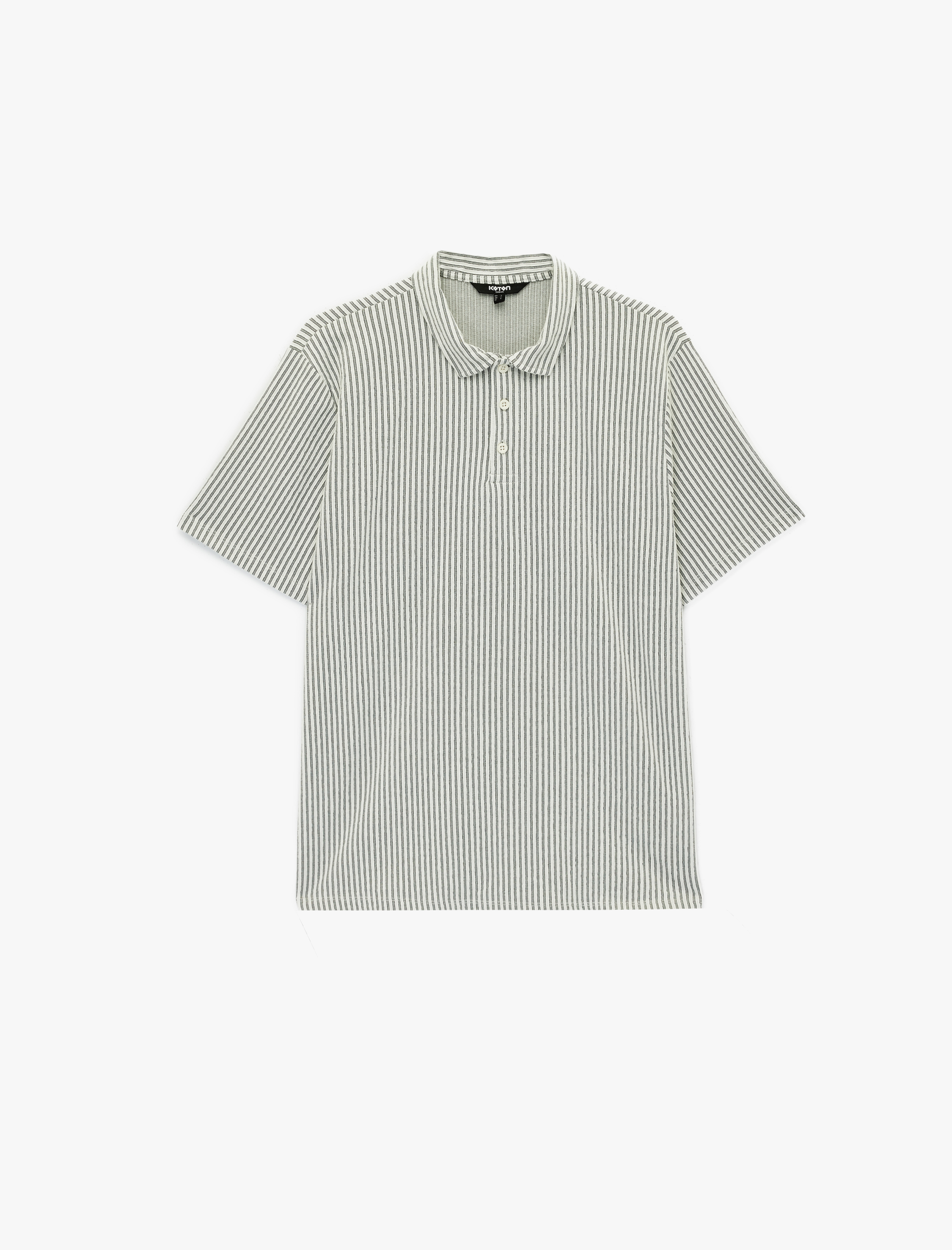   Regular Fit Kısa Kollu Düğmeli Polo Yaka Tişört