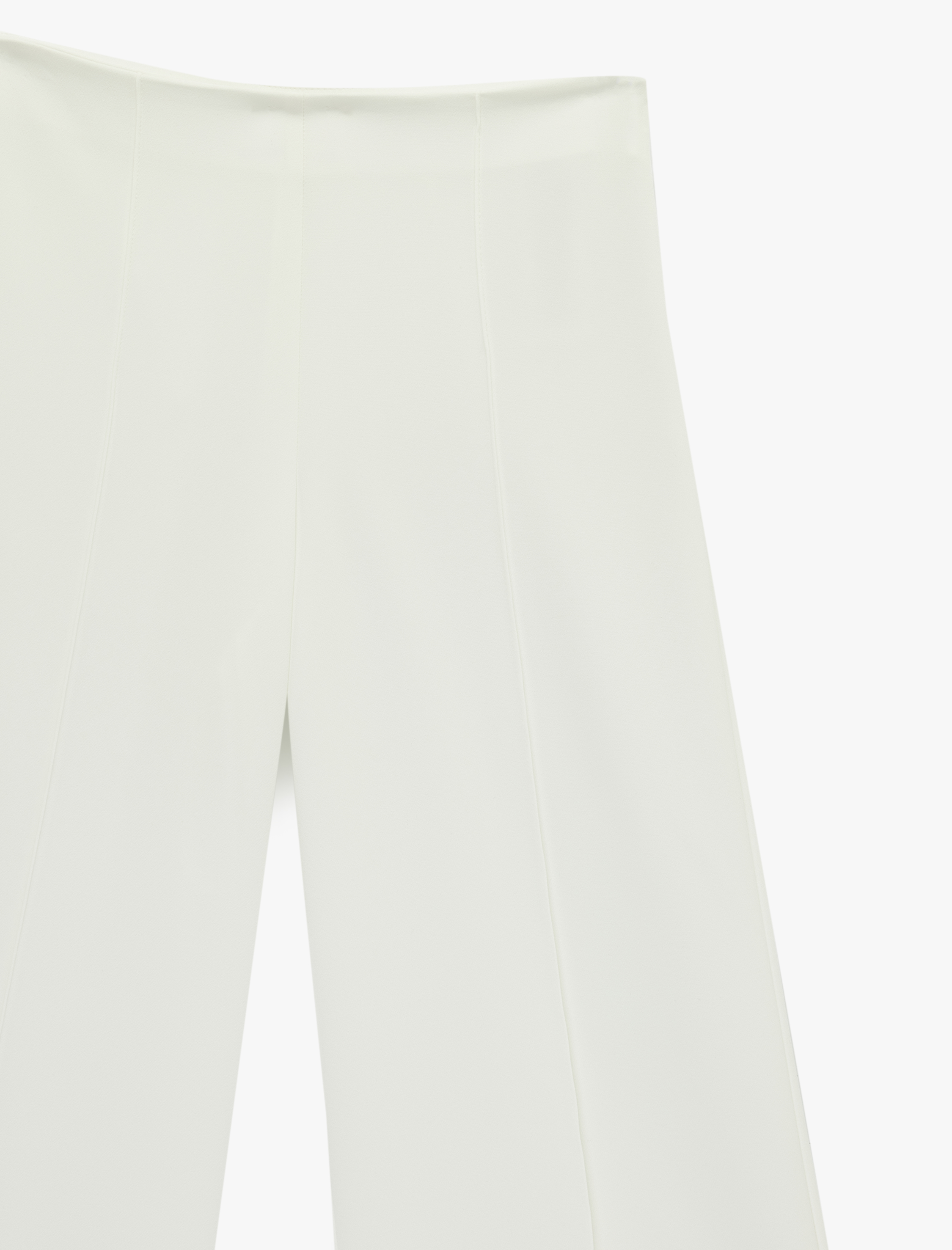   Krep Kumaş Düz Geniş Paça Palazzo Pantolon