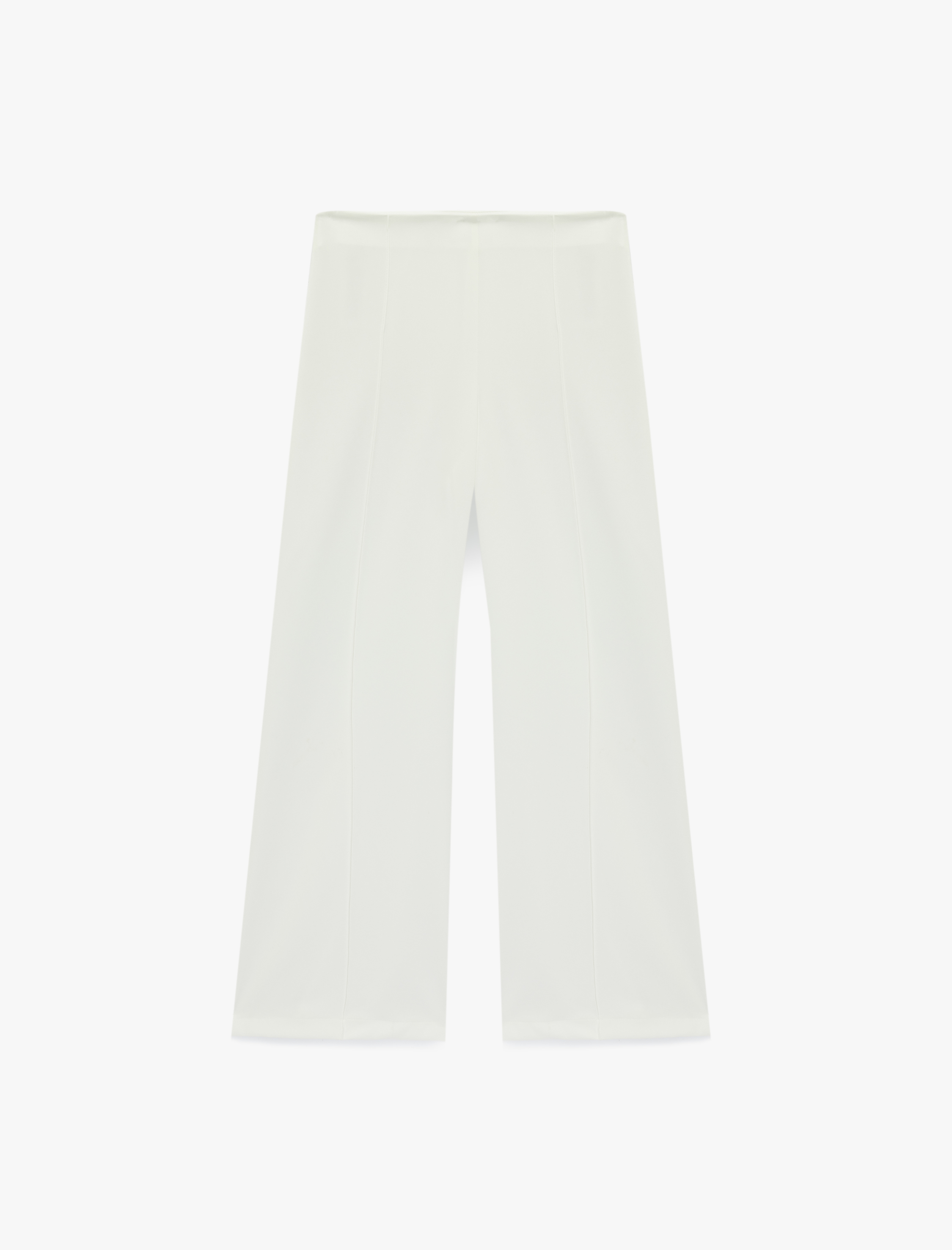   Krep Kumaş Düz Geniş Paça Palazzo Pantolon