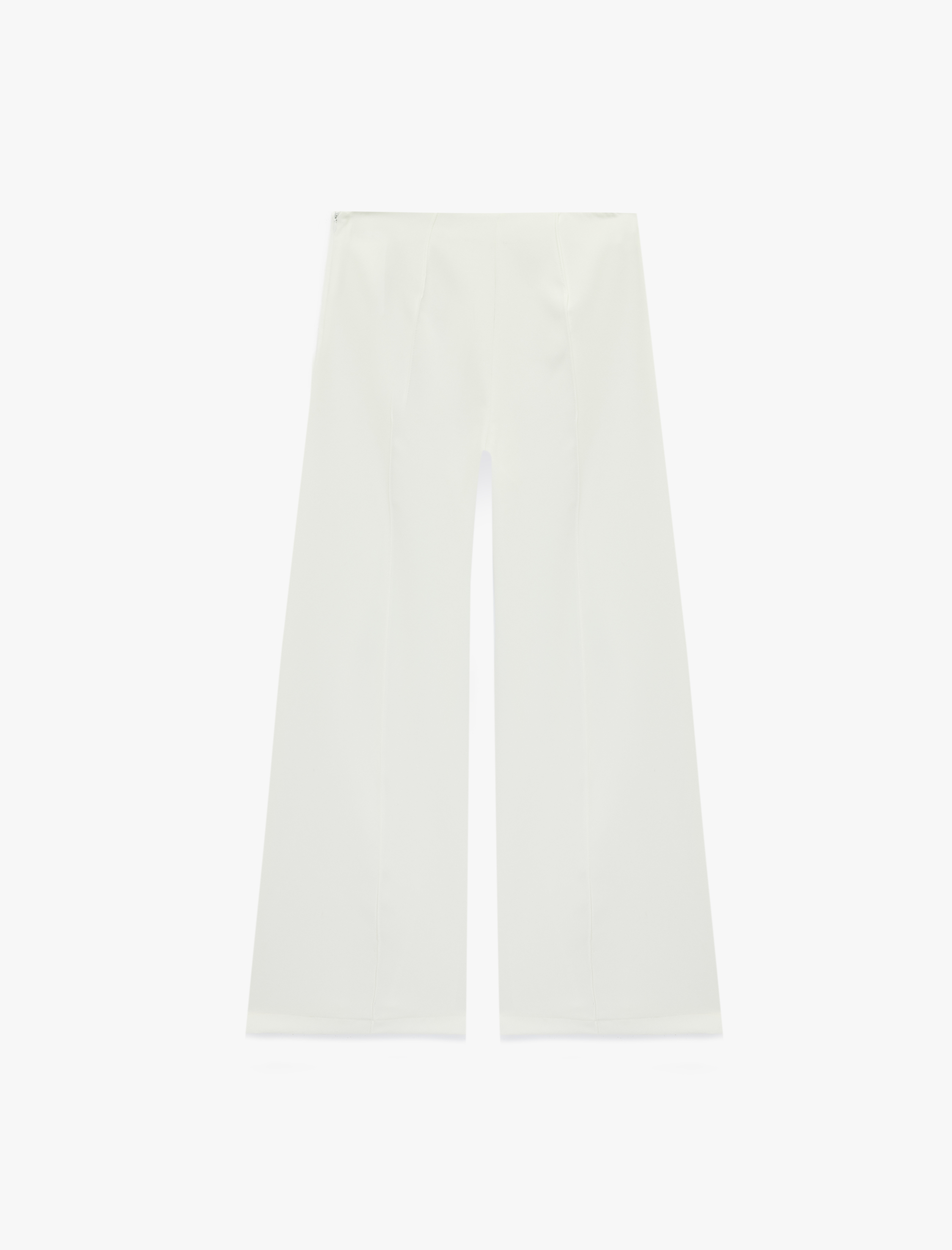   Krep Kumaş Düz Geniş Paça Palazzo Pantolon