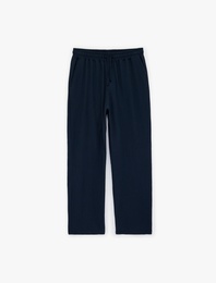 Regular Fit Cepli Krinkıl Beli Bağcıklı Chino Pantolon