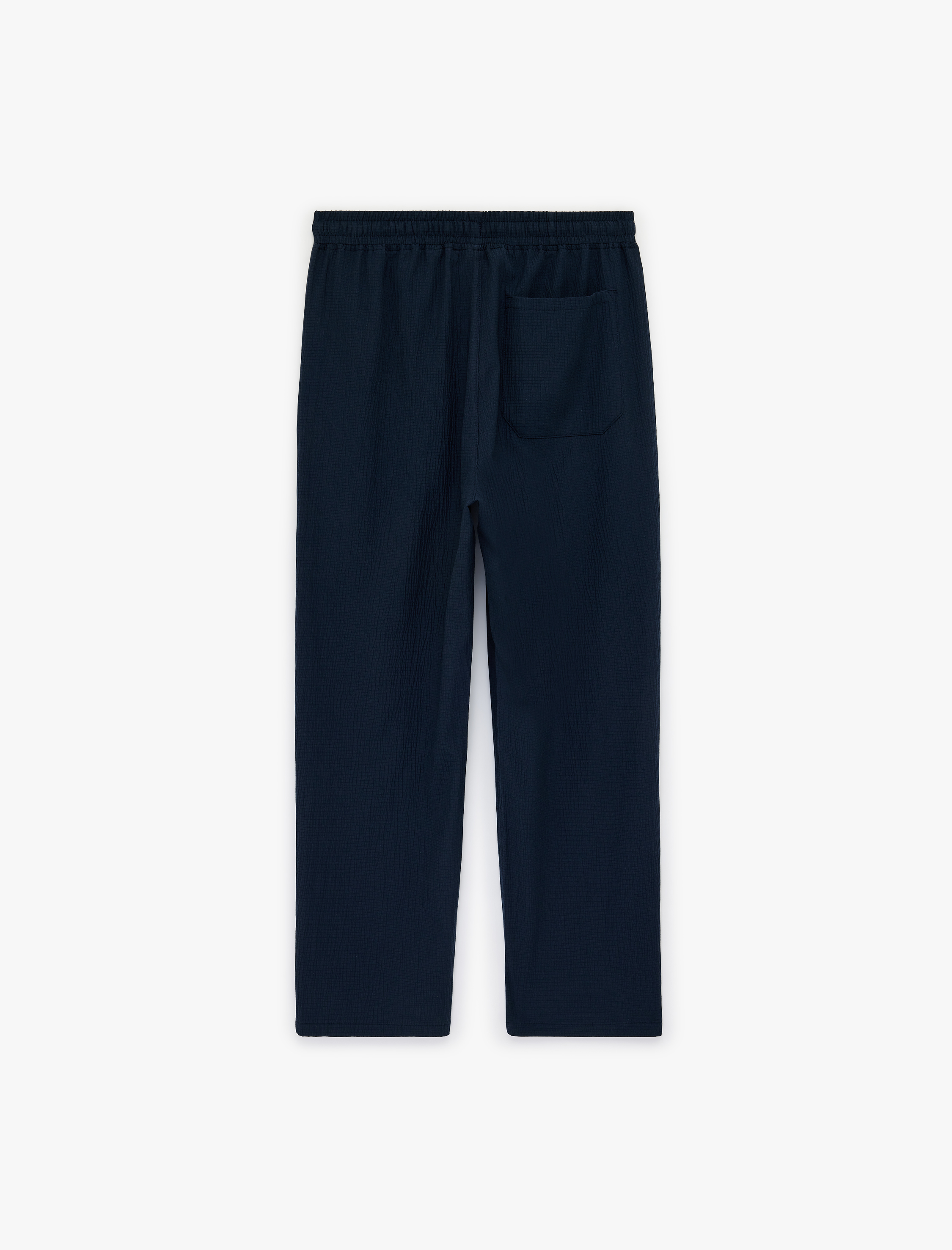   Regular Fit Cepli Krinkıl Beli Bağcıklı Chino Pantolon