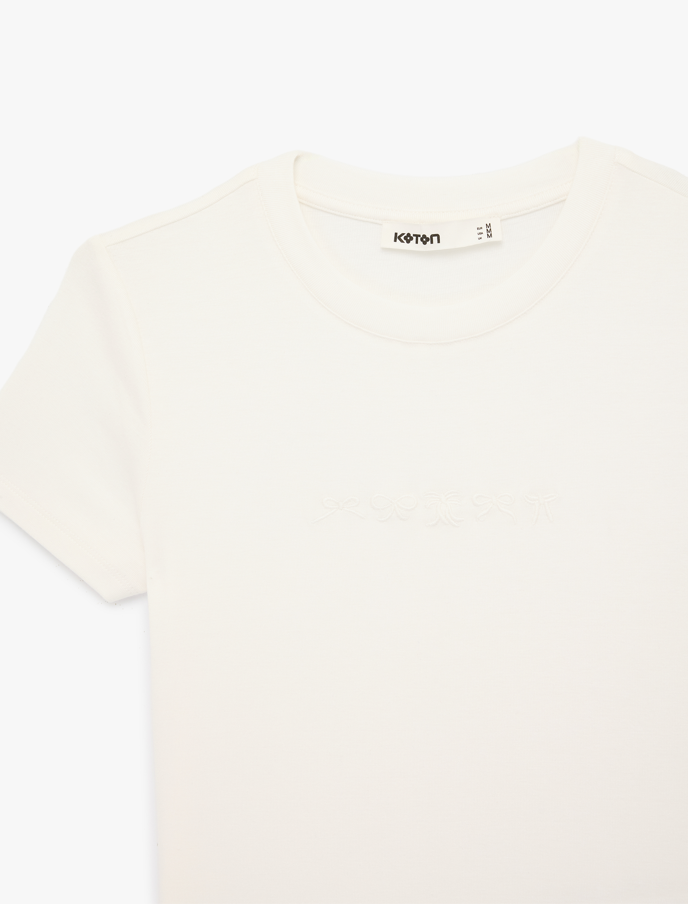   Bisiklet Yaka Kısa Kollu Viskon Basic Tişört