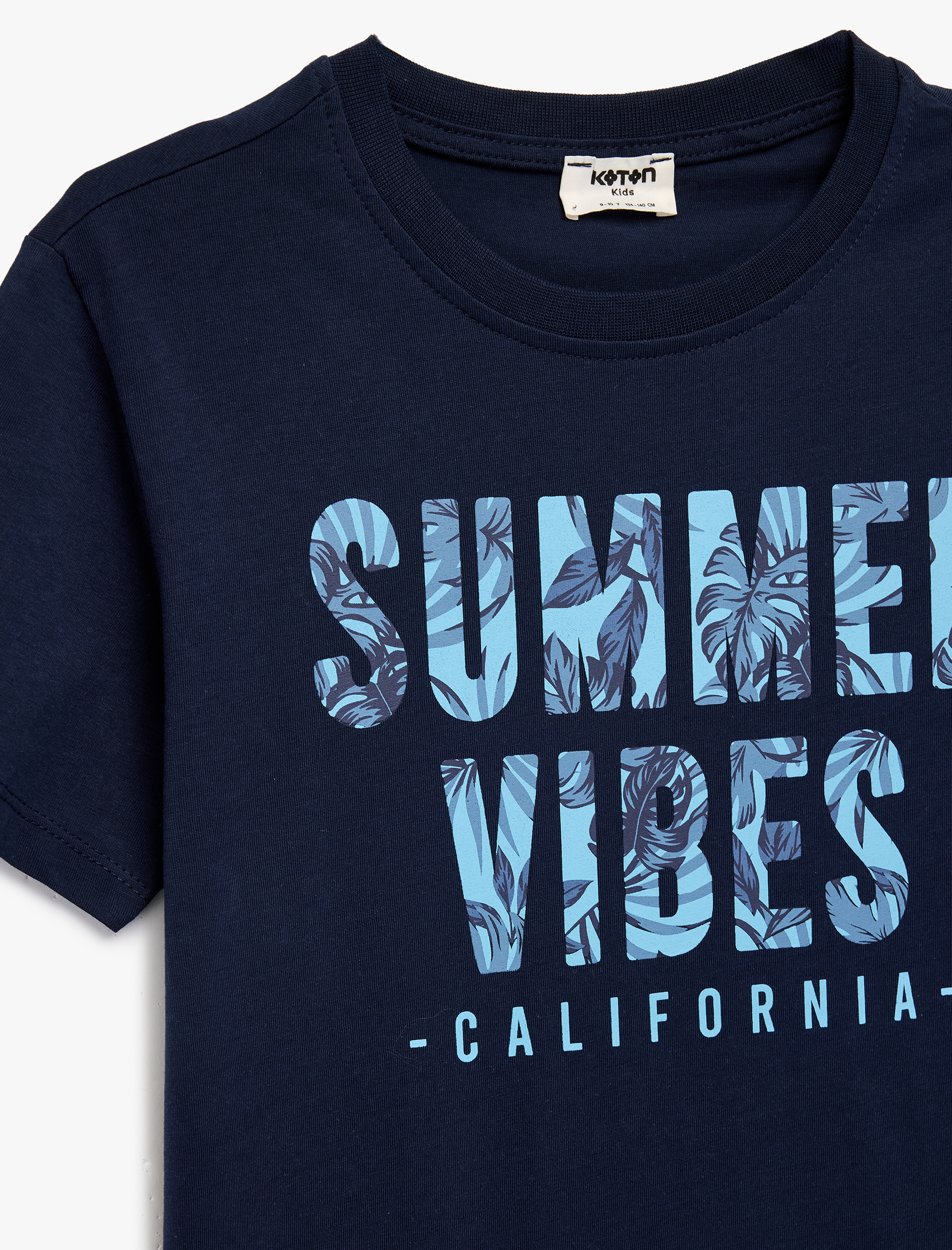  Erkek Çocuk Baskılı Kısa Kollu Bisiklet Yaka Pamuklu Tişört