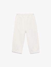 Şardonlu Beli Lastikli Basic Jogger Eşofman Altı