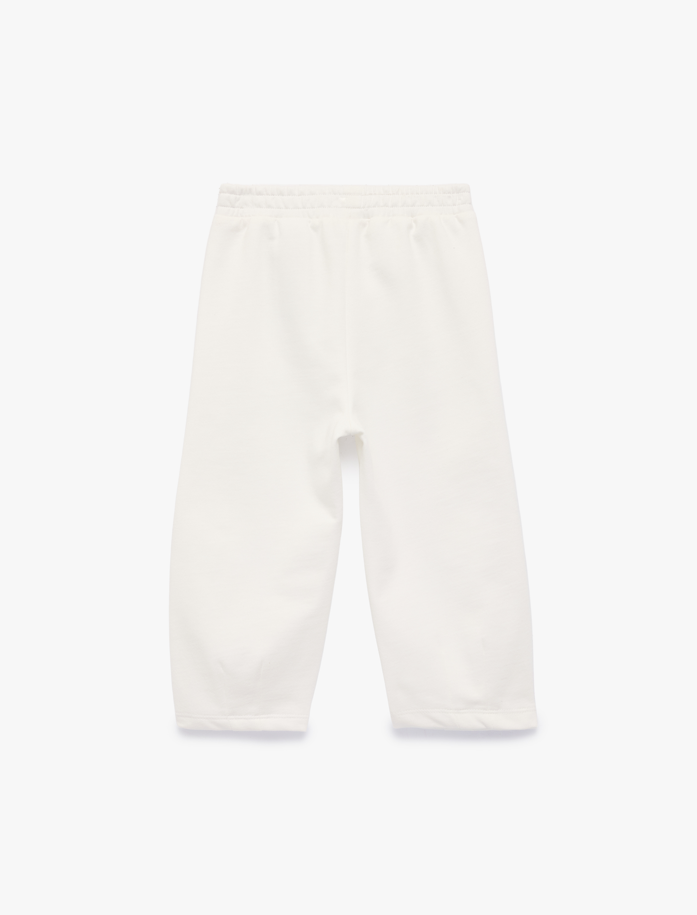  Kız Bebek Şardonlu Beli Lastikli Basic Jogger Eşofman Altı