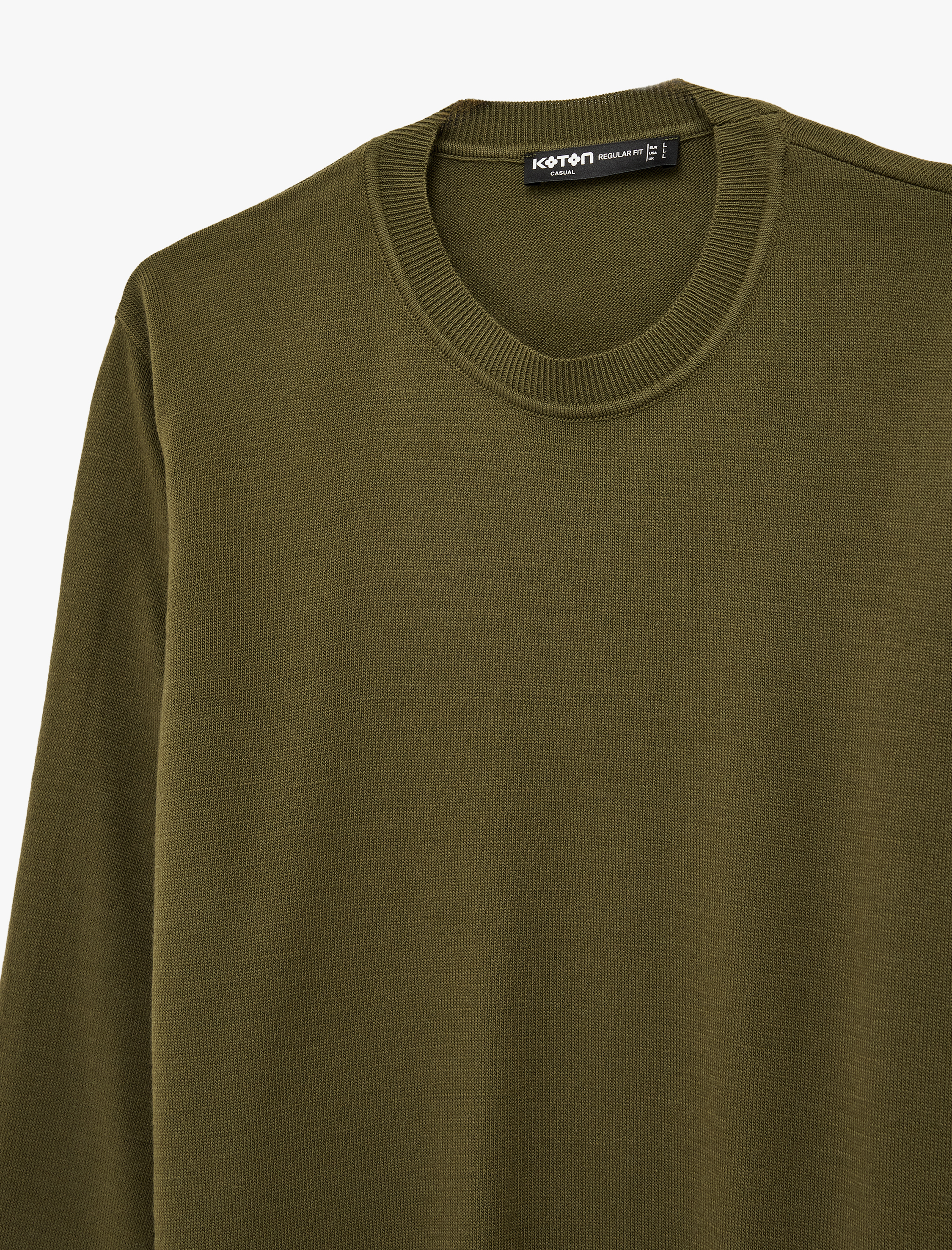   Uzun Kollu Bisiklet Yaka Basic Triko Kazak