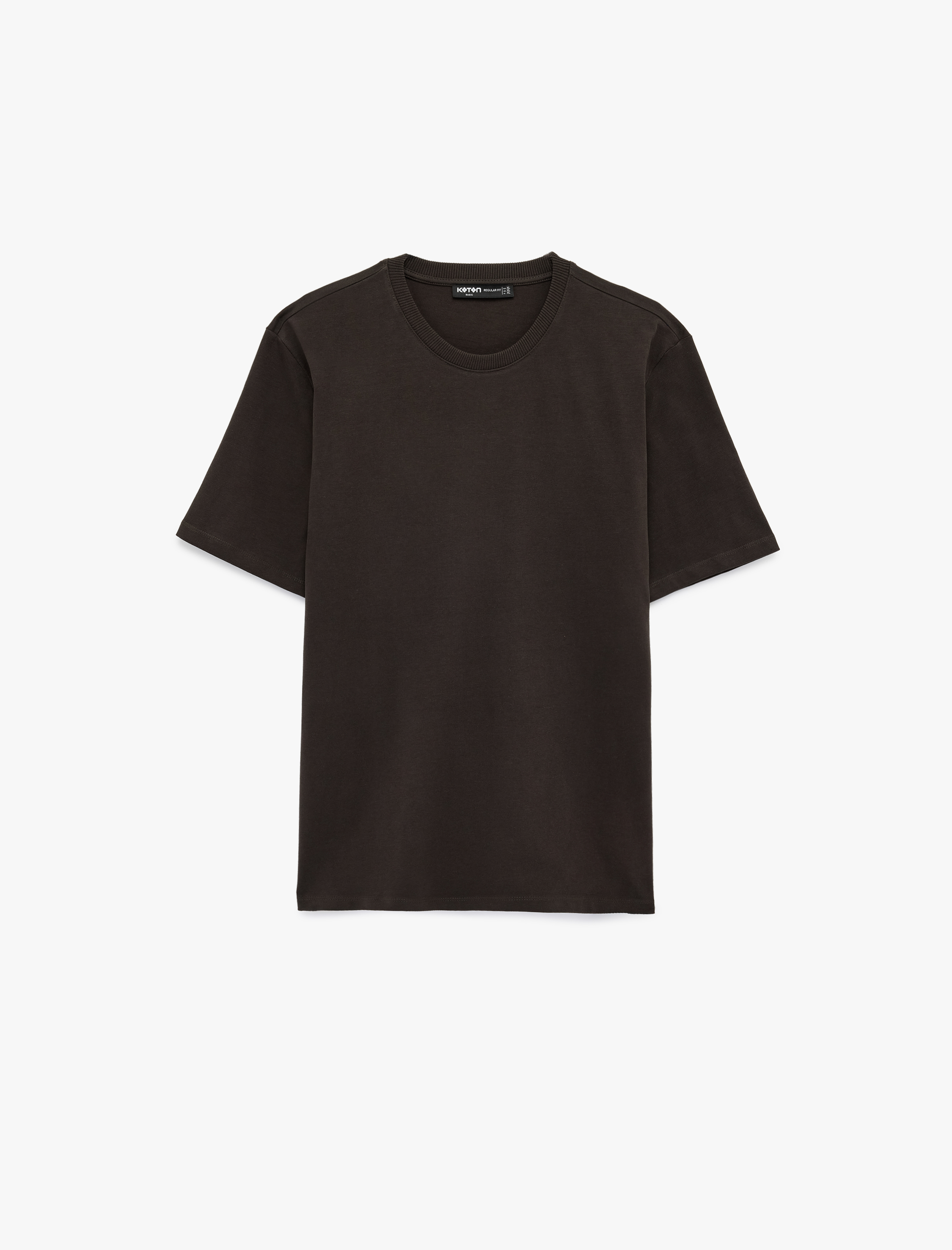   Pamuklu Regular Fit Kısa Kollu Basic Bisiklet Yaka Tişört