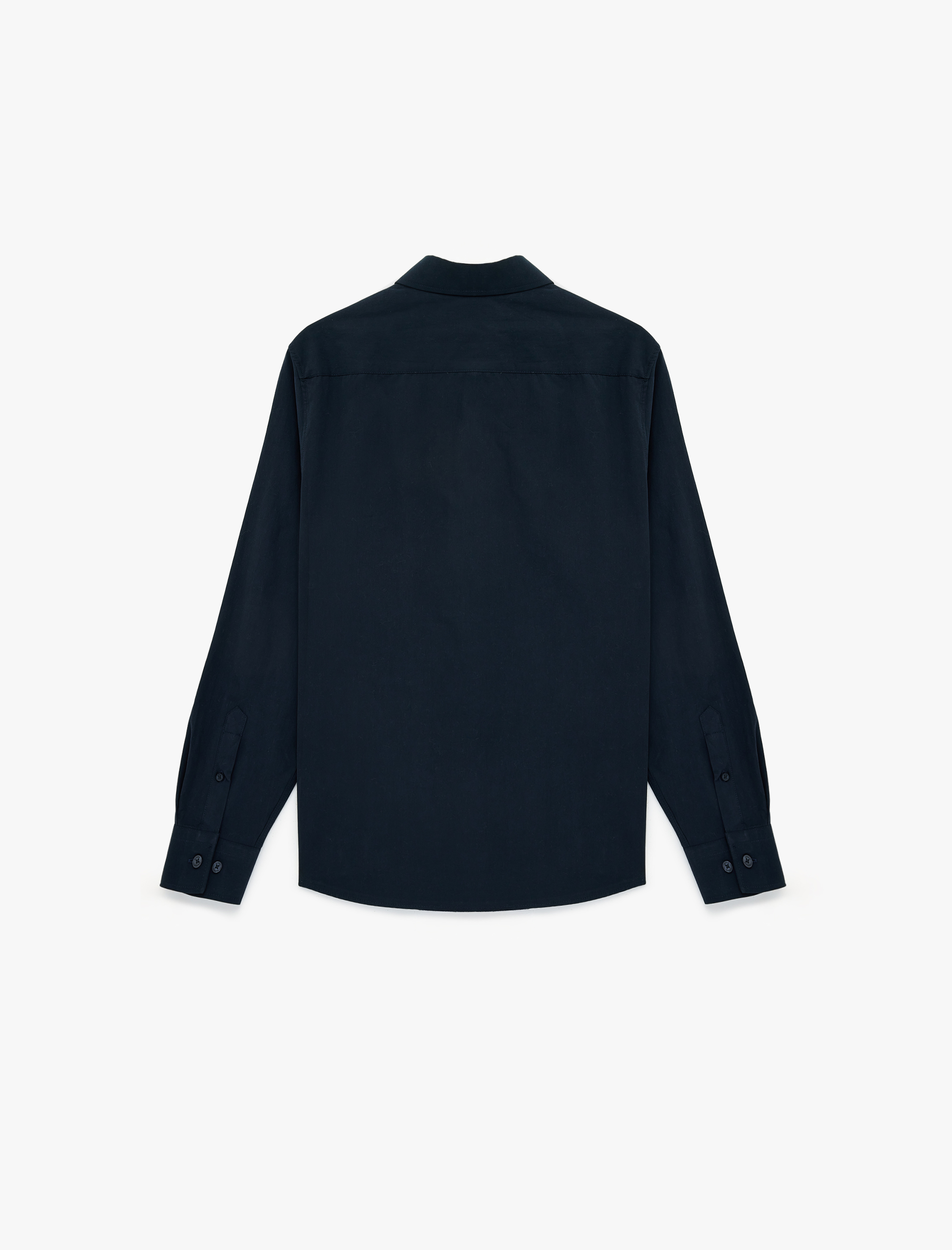   Regular Fit Pamuklu Klasik Yaka Uzun Kollu Gömlek