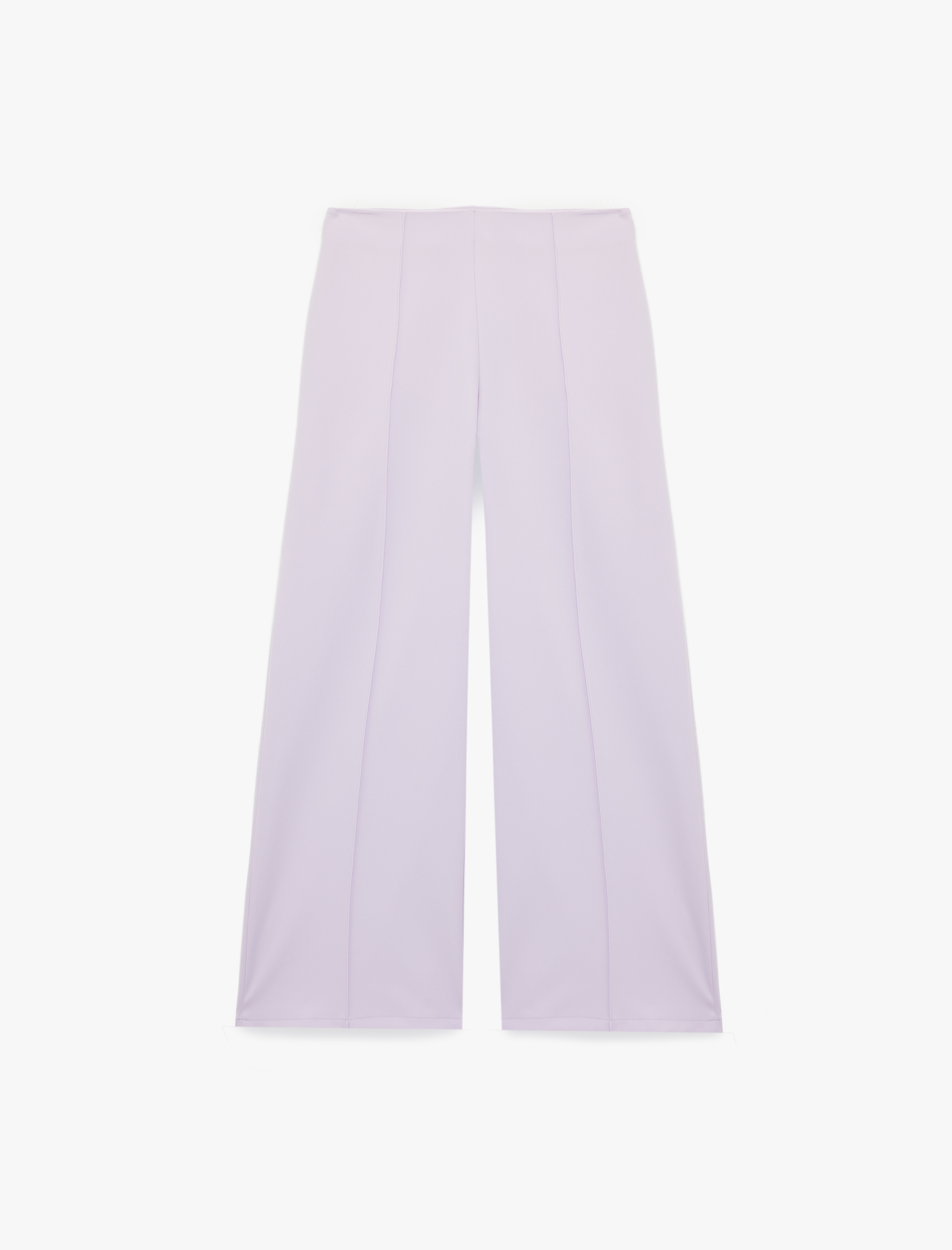   Krep Kumaş Düz Geniş Paça Palazzo Pantolon