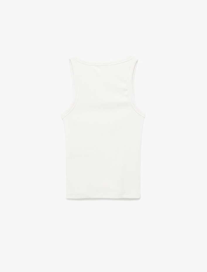  Kaşkorse U Yaka Kolsuz Slim Fit Atlet