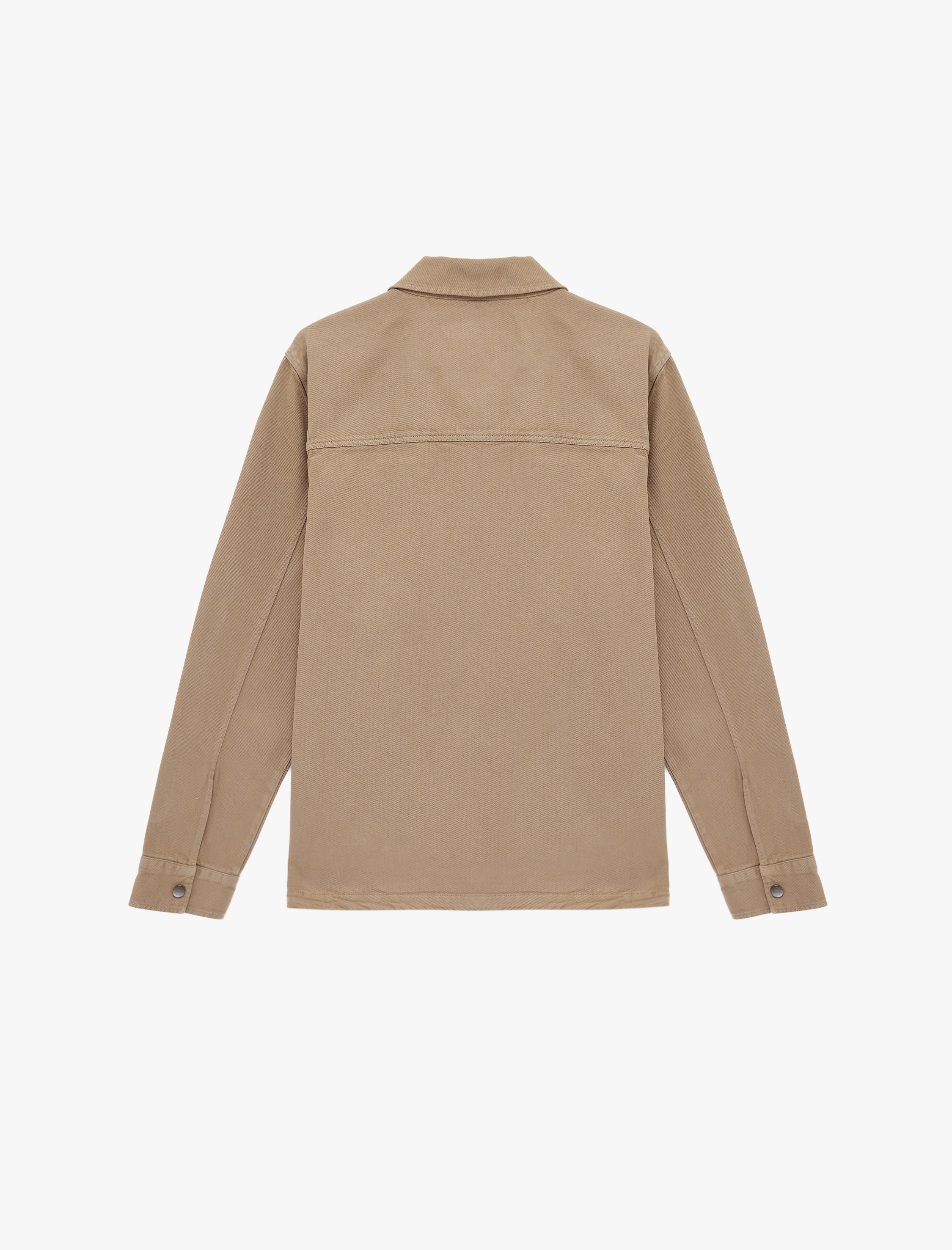   Regular Fit Uzun Kollu Cep Detaylı Fermuarlı Gömlek Ceket