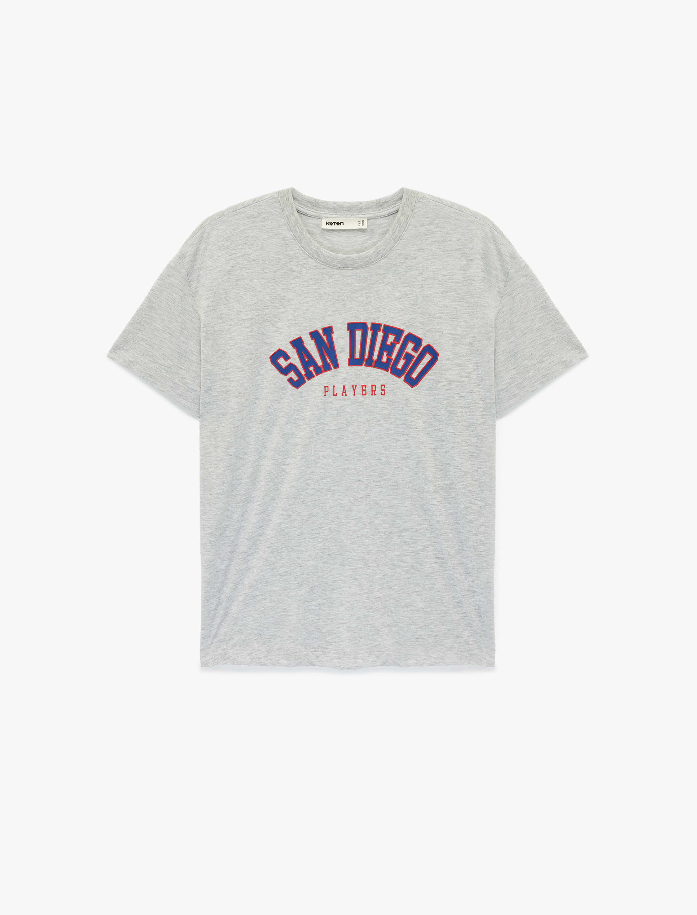   Kısa Kollu Baskılı Bisiklet Yaka Baskılı Tişört