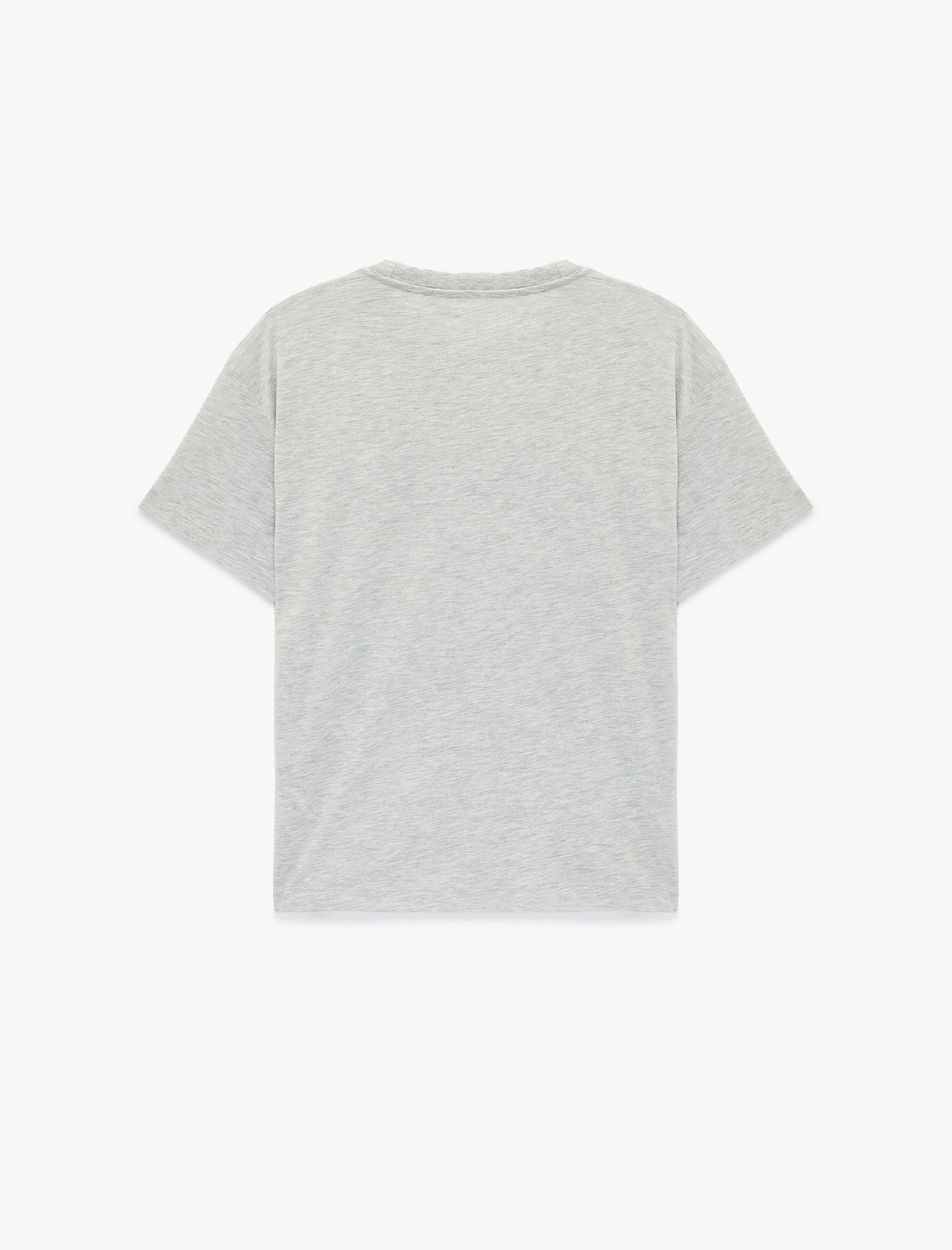   Kısa Kollu Baskılı Bisiklet Yaka Baskılı Tişört