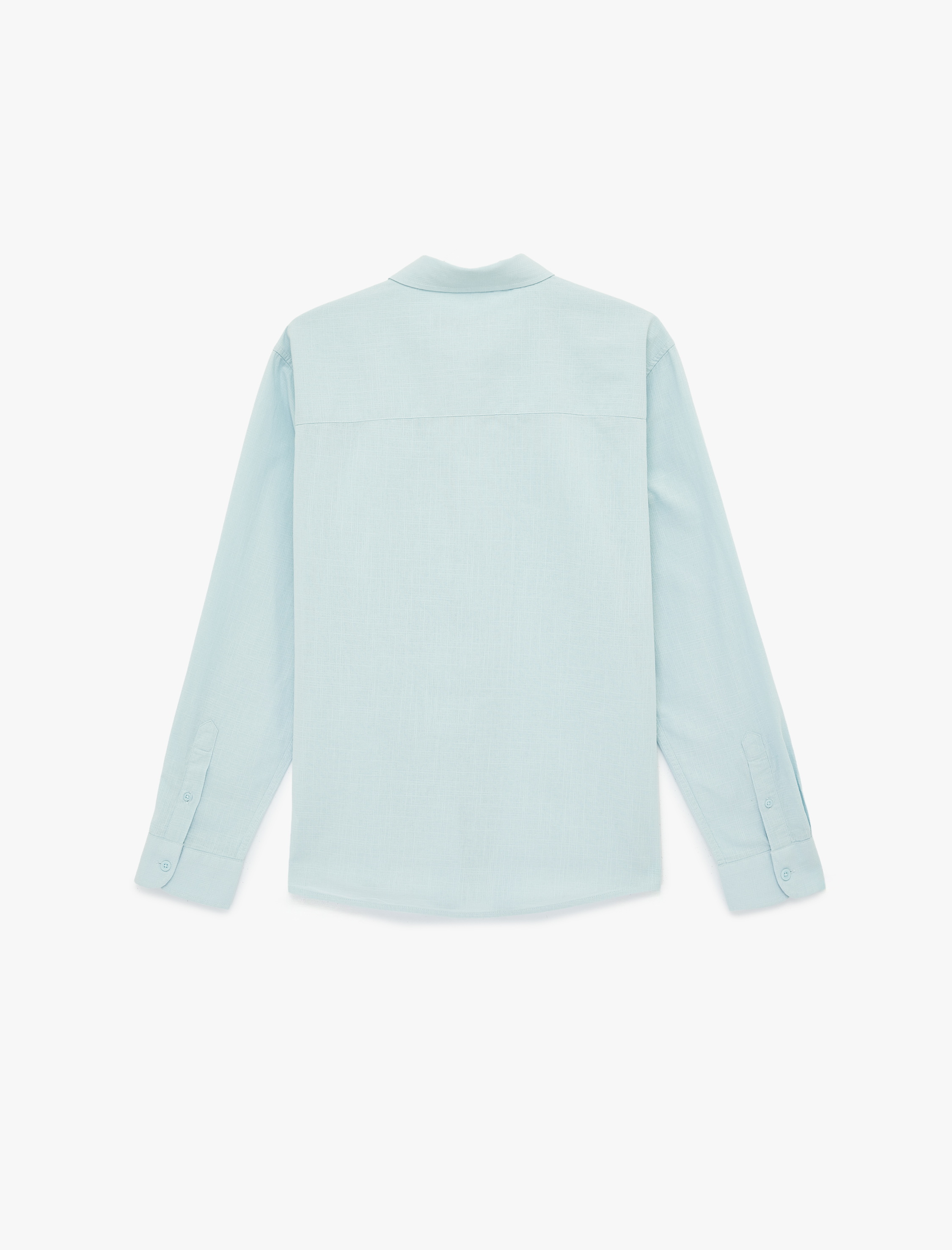   Regular Fit Klasik Yaka Pamuklu Uzun Kollu Gömlek