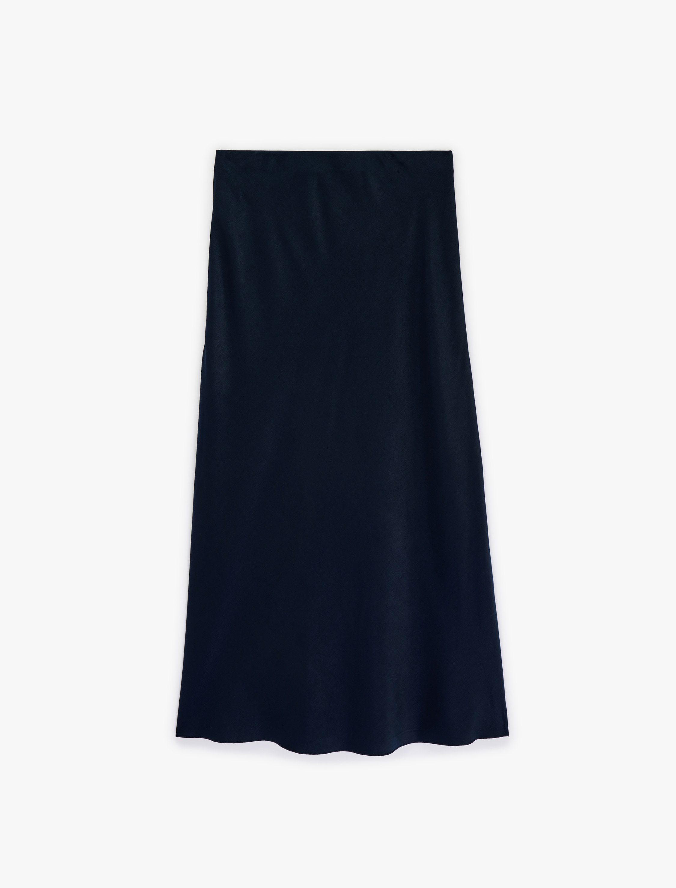   Standart Bel A Kesim Midi Saten Etek