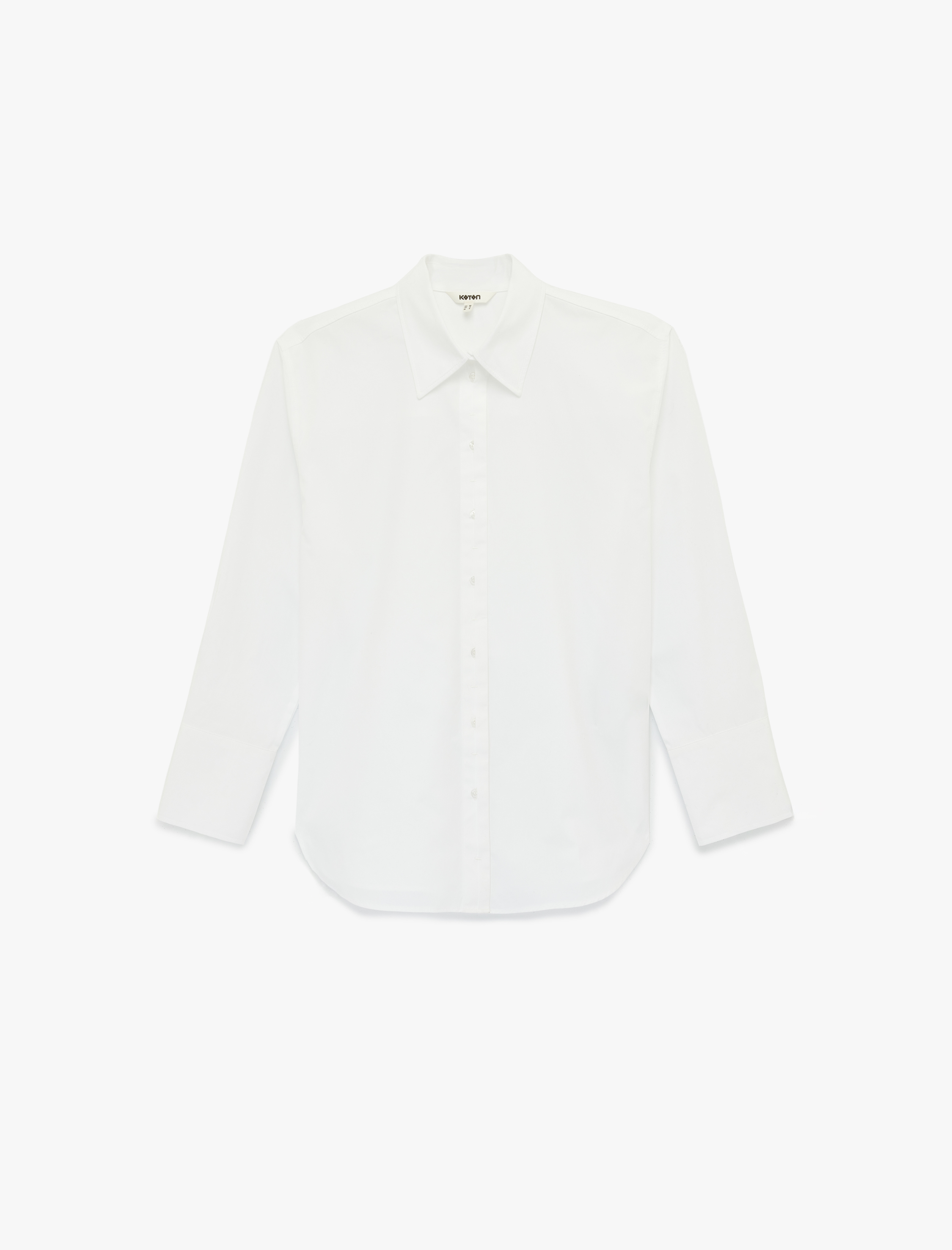   Regular Fit Pamuklu Uzun Kollu Poplin Gömlek