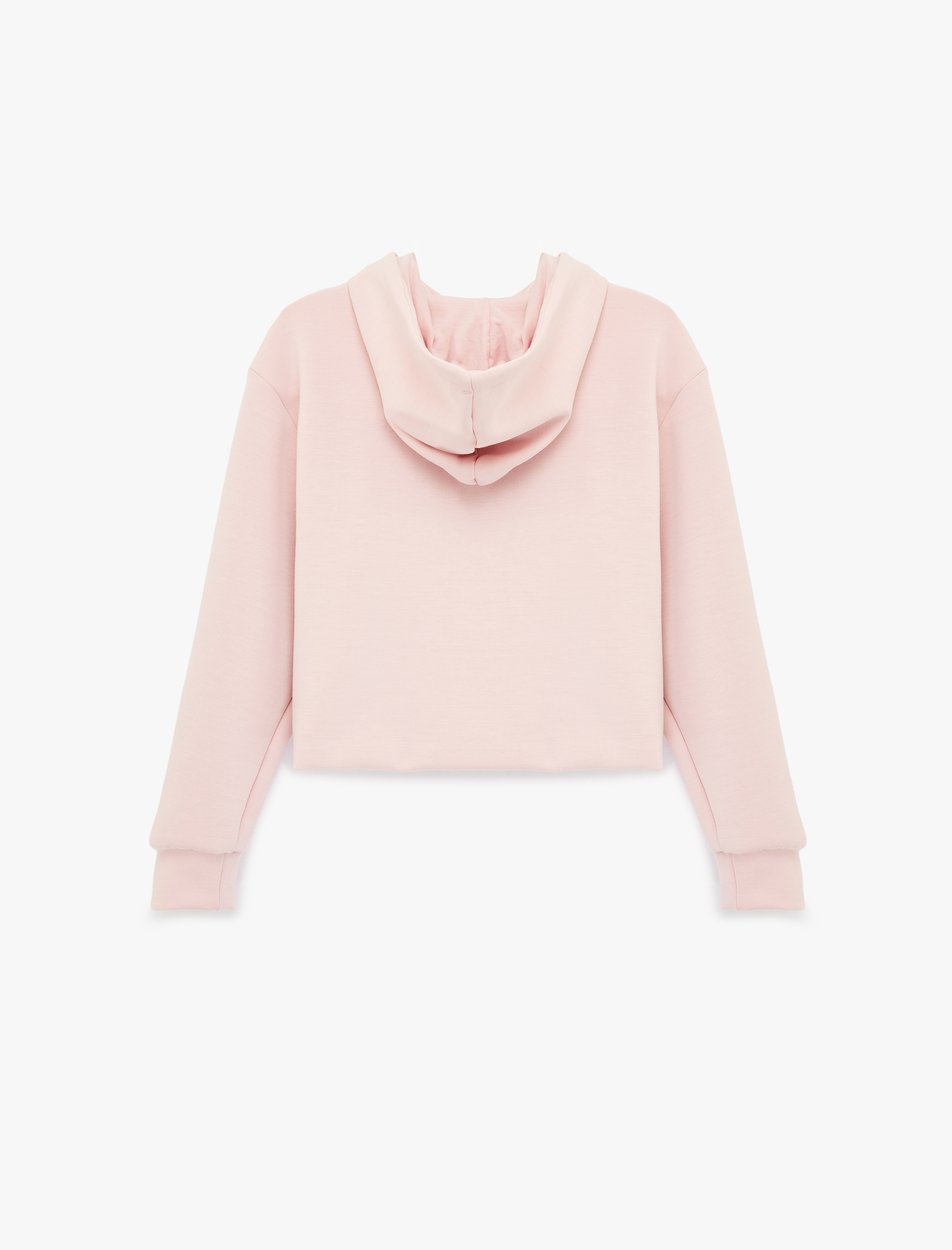   Modal Karışımlı Kapüşonlu Oversize Fermuarlı Sweatshirt