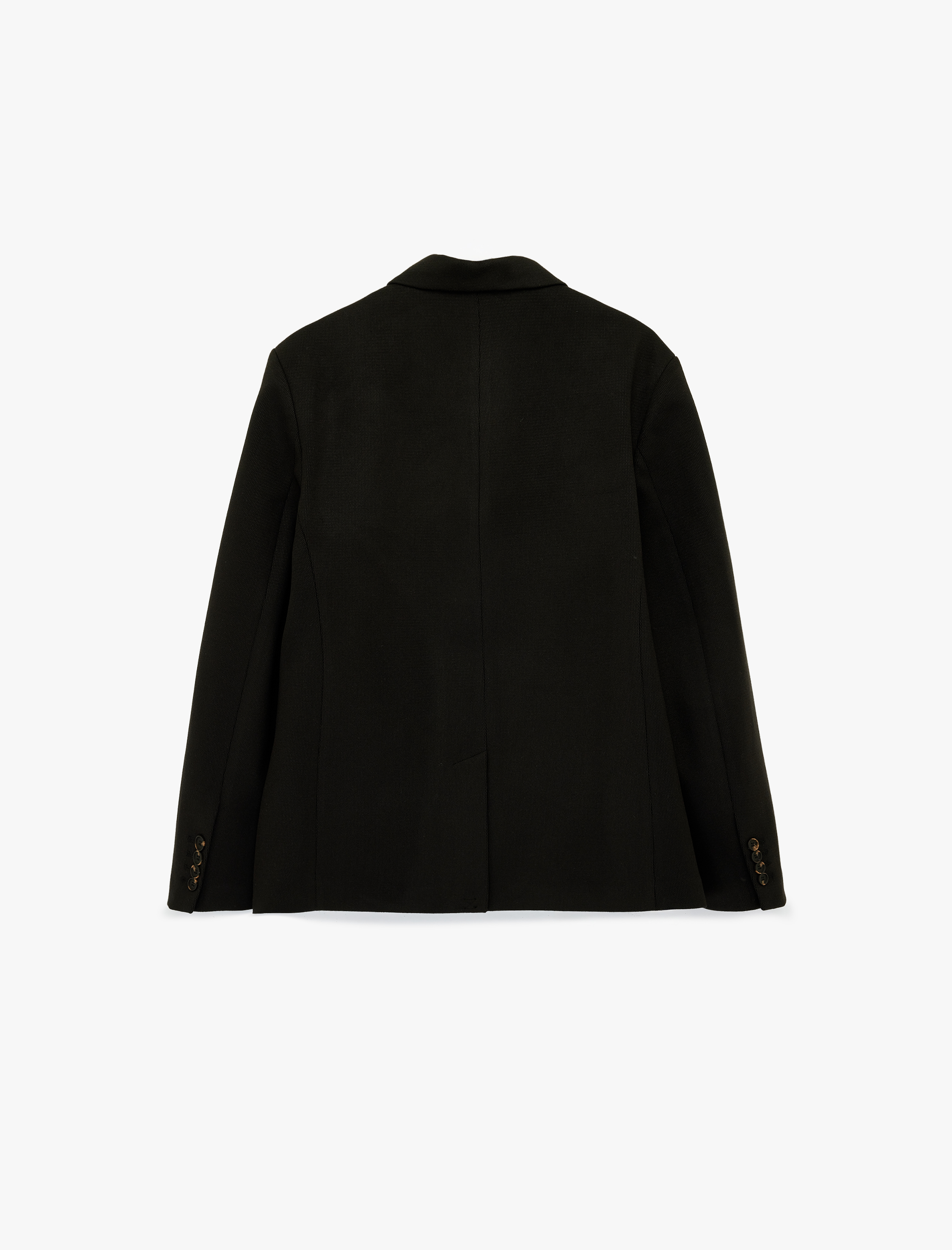   Regular Fit Uzun Kollu Cepli Düğmeli Mono Yaka Blazer Ceket