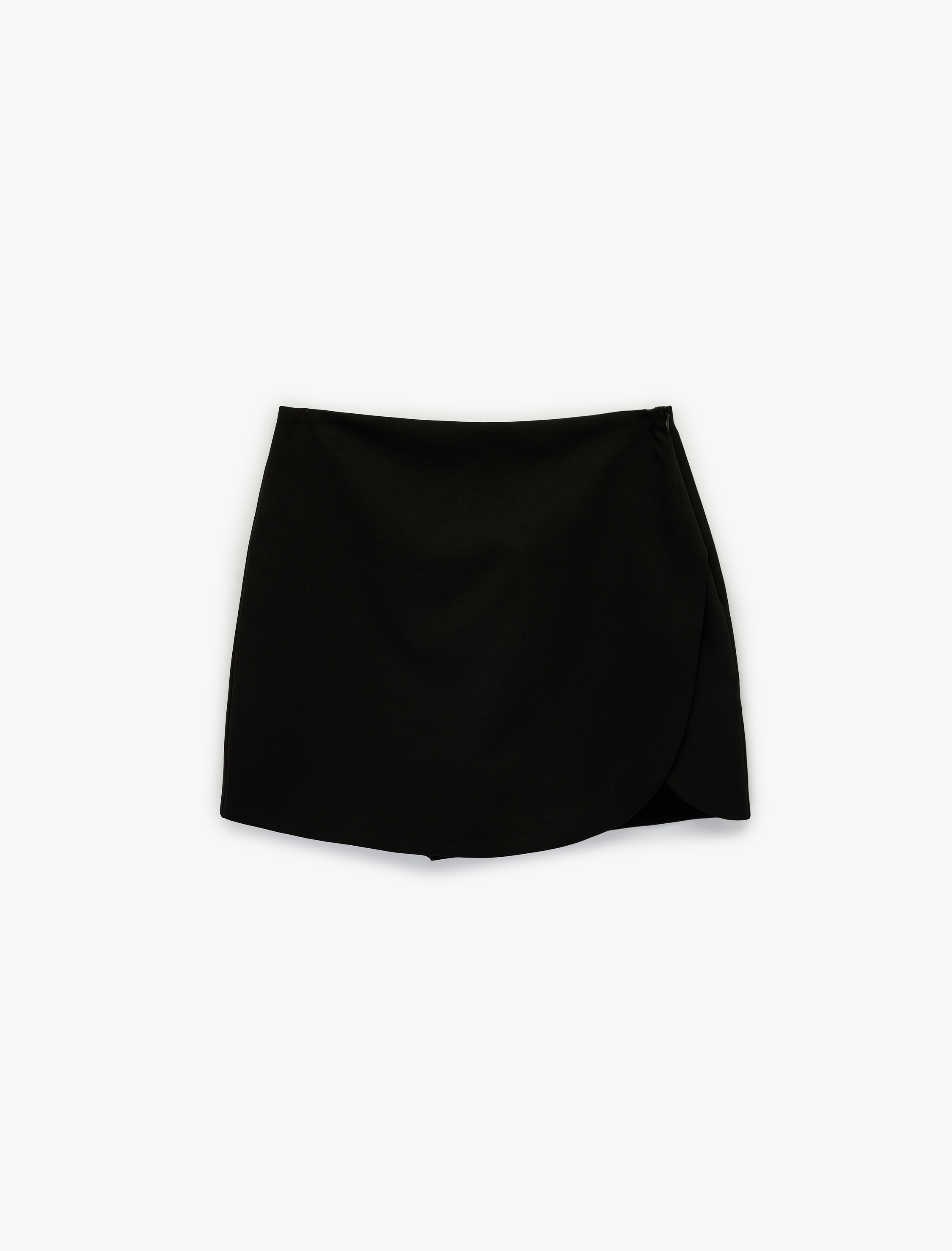   Yırtmaç Detaylı Normal Bel Mini Şort Etek