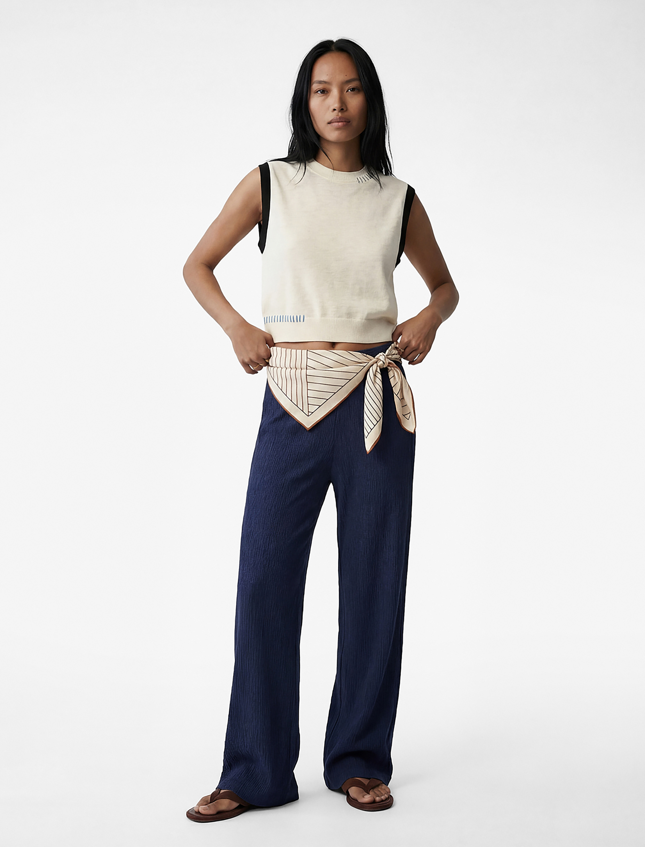   Viskon Karışımlı Klasik Kesim Slim Fit Pantolon