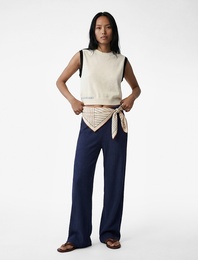 Viskon Karışımlı Klasik Kesim Slim Fit Pantolon