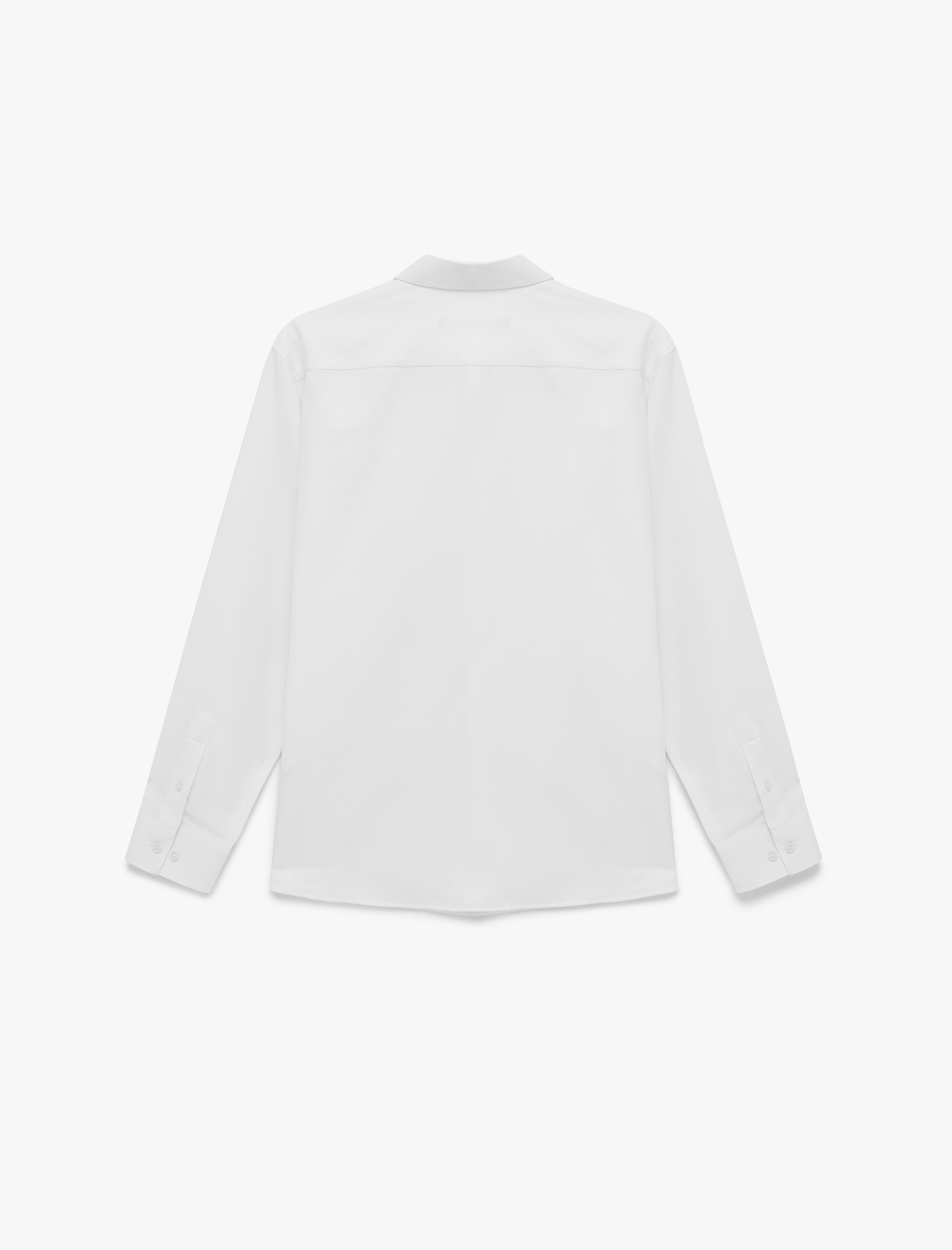   Regular Fit Uzun Kollu Düğmeli Klasik Yarım İtalyan Yaka Gömlek