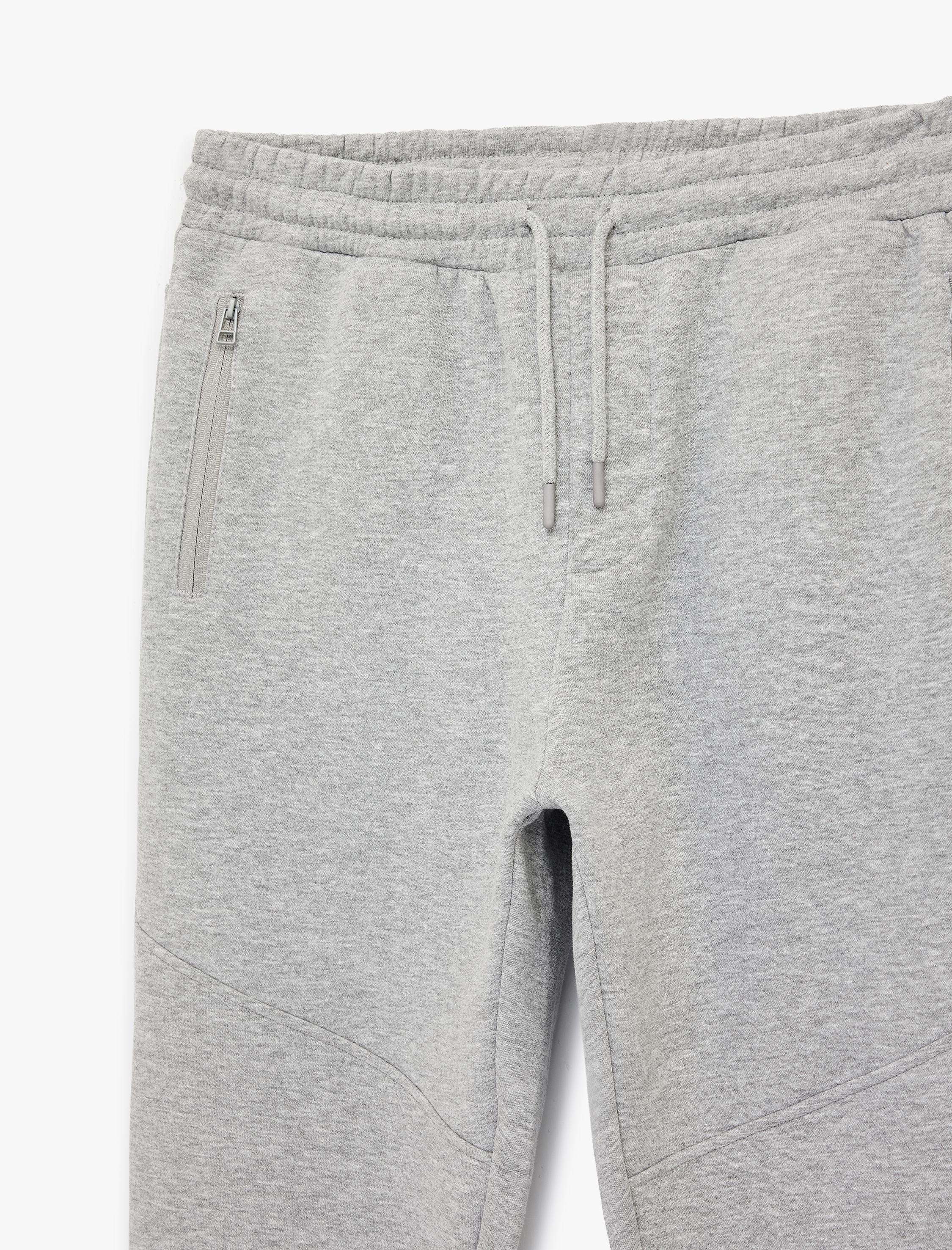   Beli Bağcıklı Fermuarlı Cepli Şardonlu Jogger Eşofman Altı