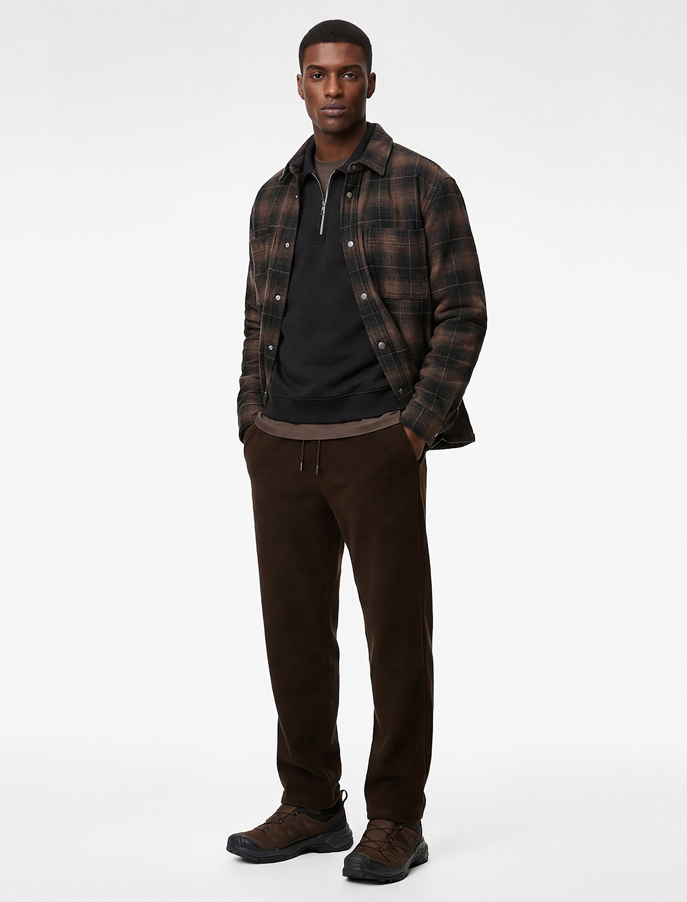   Cepli Regular Fit Beli Bağcıklı Eşofman Altı