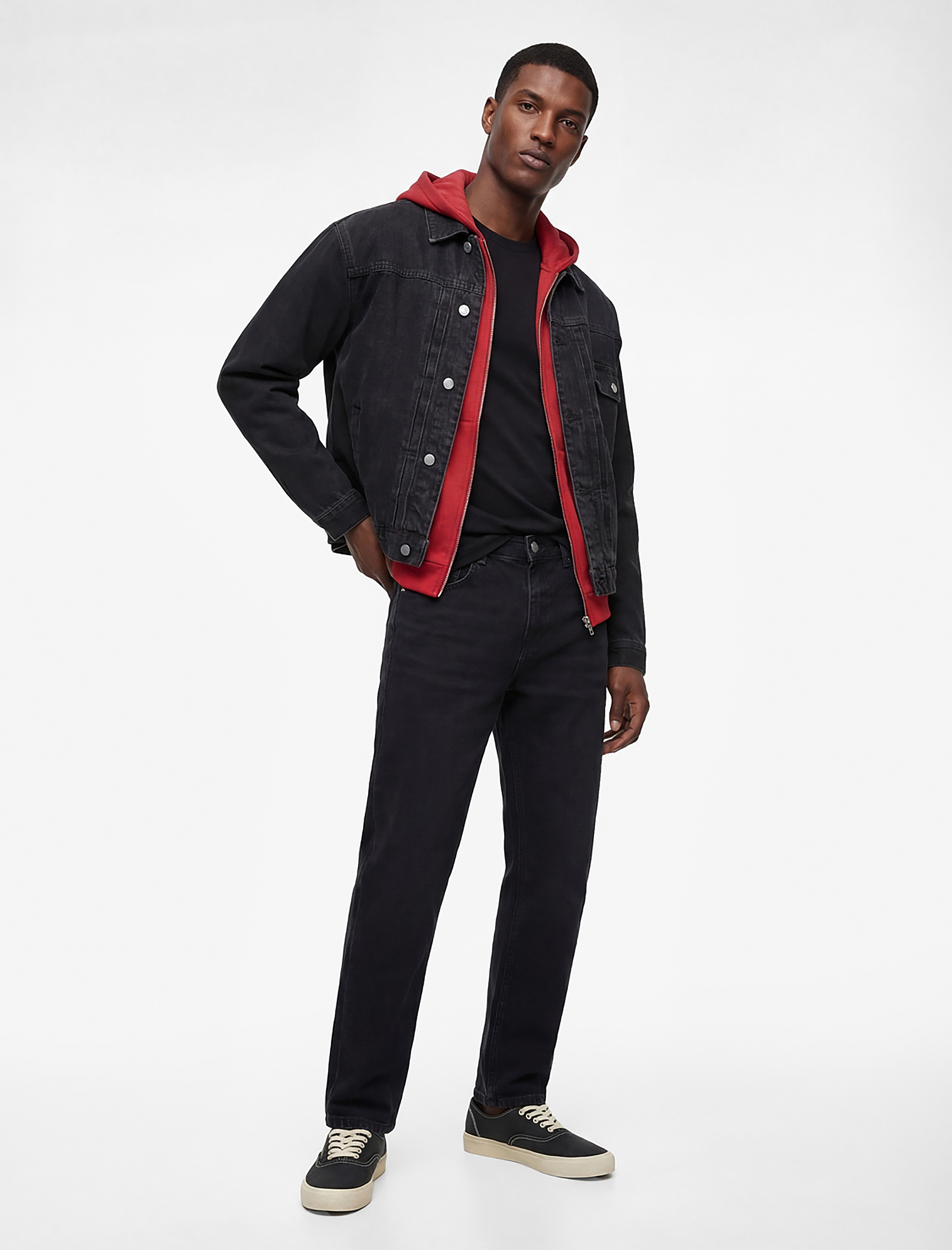   Pamuklu Normal Bel Vintage Straight Fit Jean Pantolon