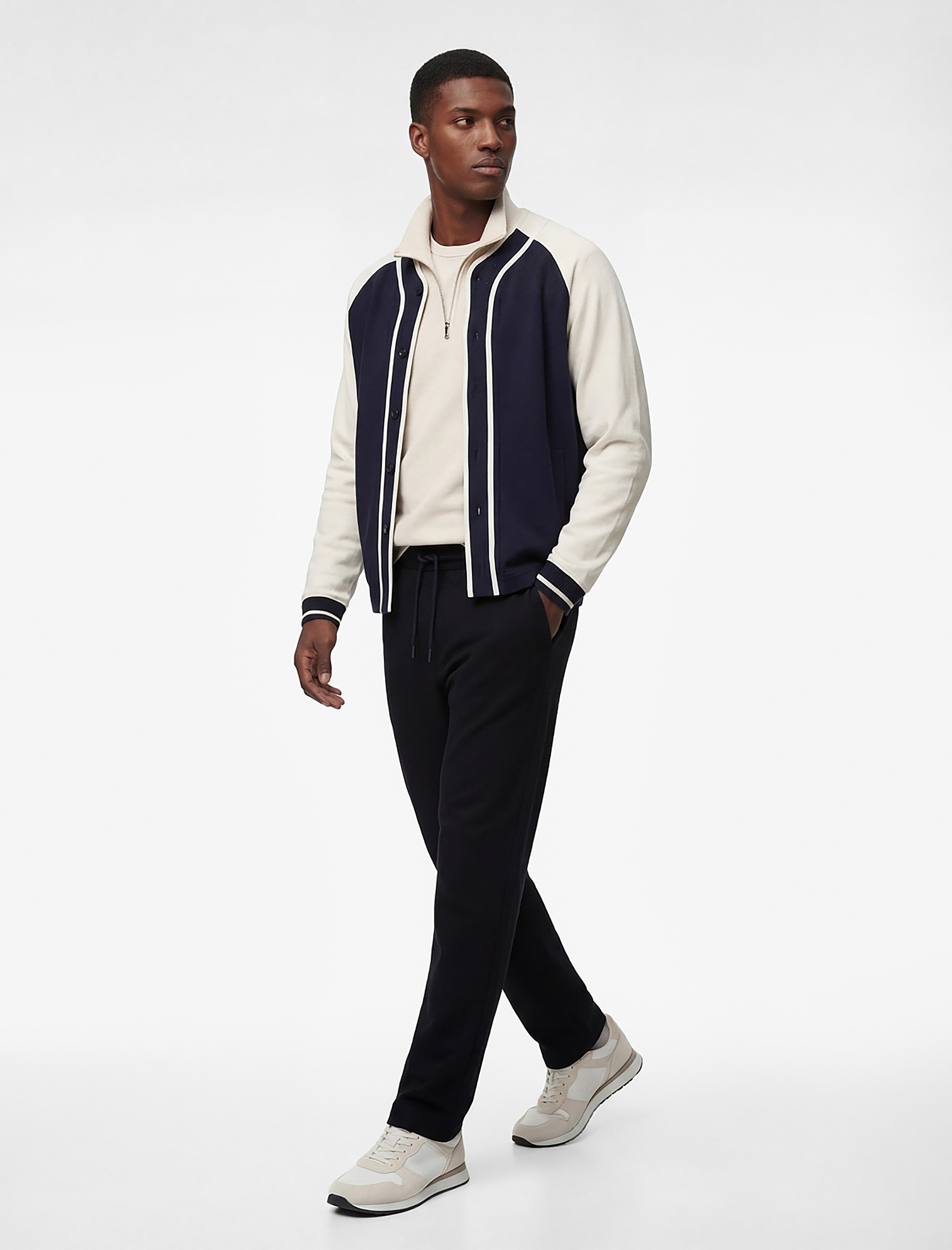   Cepli Regular Fit Beli Bağcıklı Eşofman Altı