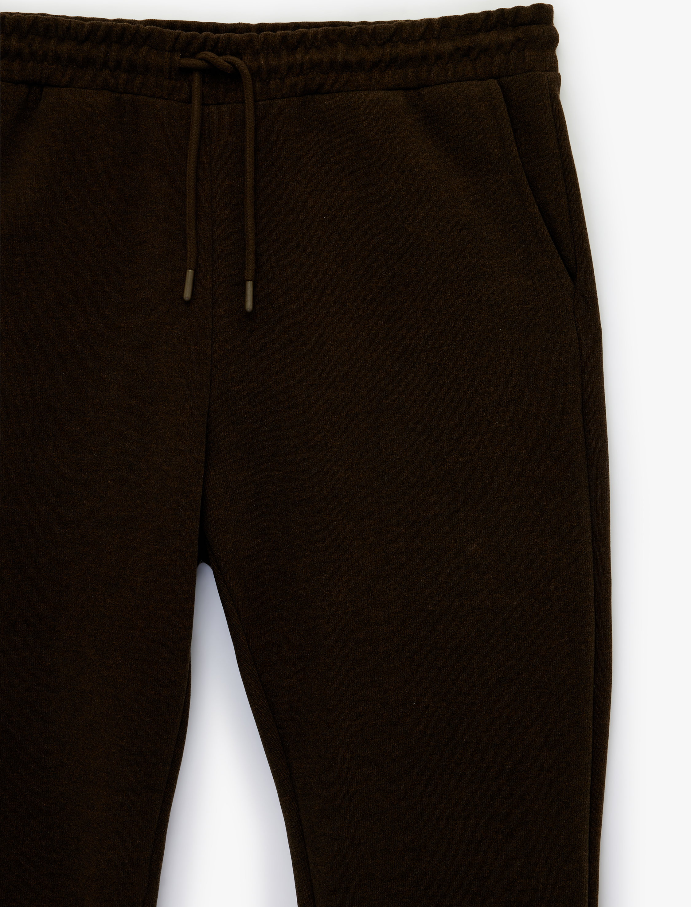   Cepli Regular Fit Beli Bağcıklı Eşofman Altı