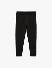 Beli Lastikli Cepli Jogger Spor Eşofman Altı