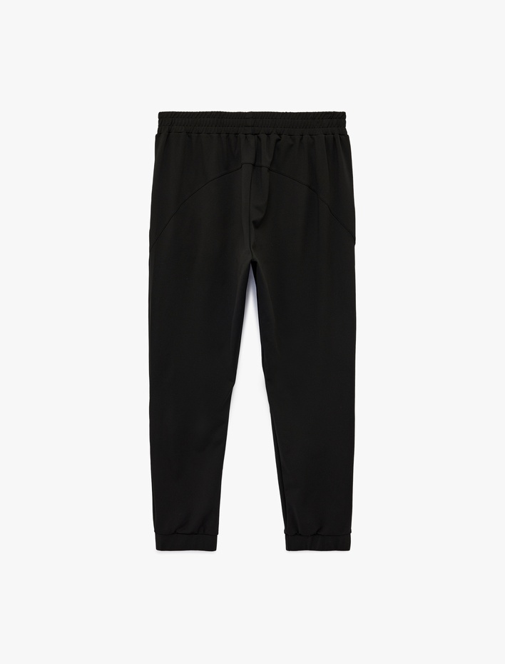  Beli Lastikli Cepli Jogger Spor Eşofman Altı