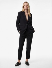 Viskon Karışımlı Ekstra Yüksek Bel Slim Fit Cigarette Pantolon