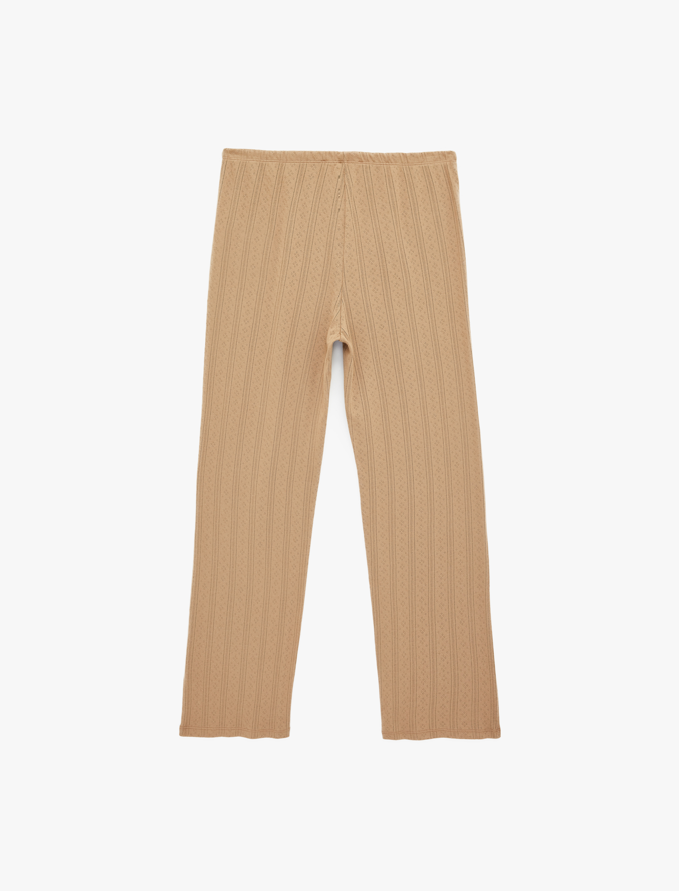   Pamuklu Slim Fit Beli Bağcıklı Pijama Altı