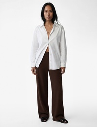 Standart Bel Geniş Paça Pantolon