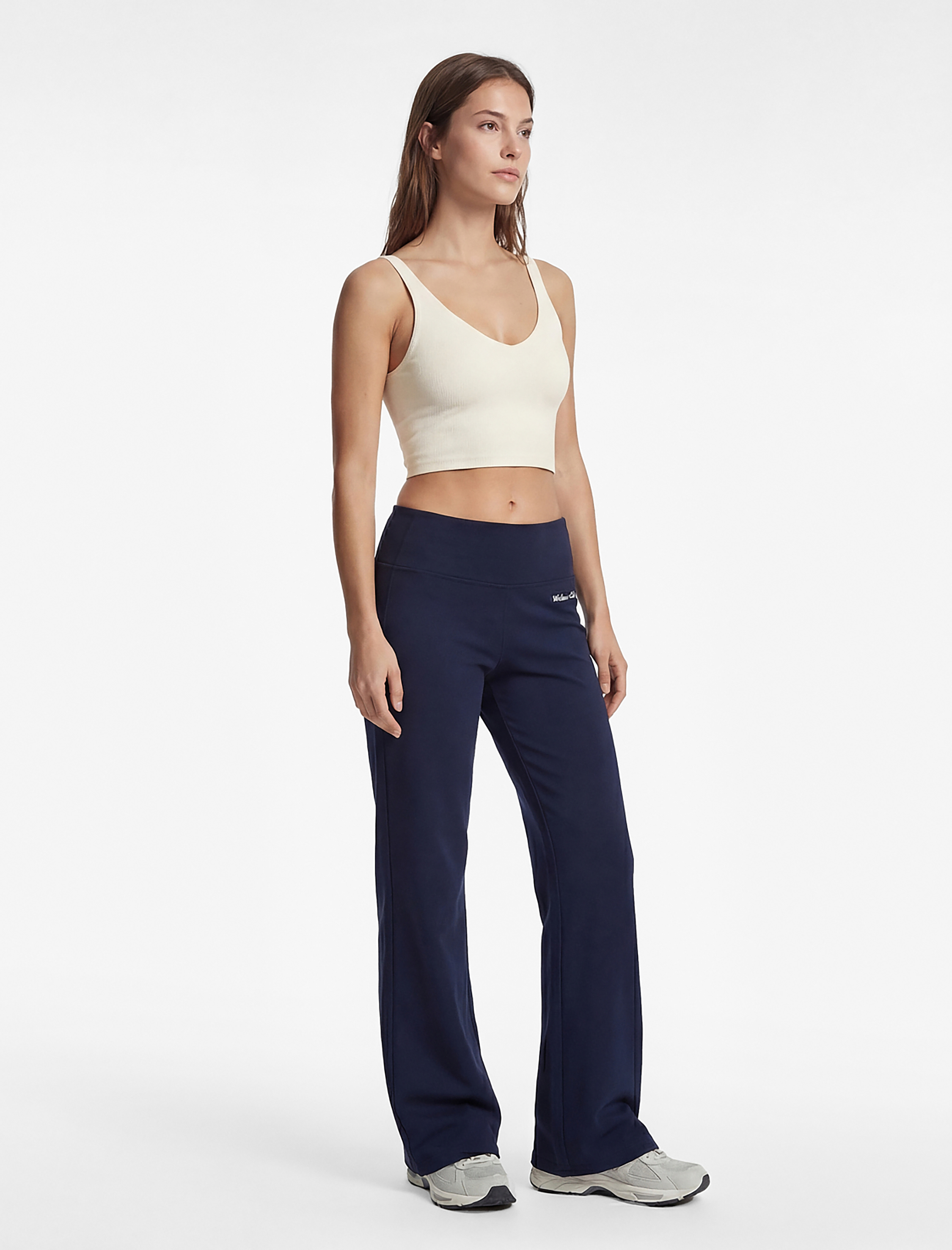   Yüksek Bel Baskılı İspanyol Paça Spor Tayt