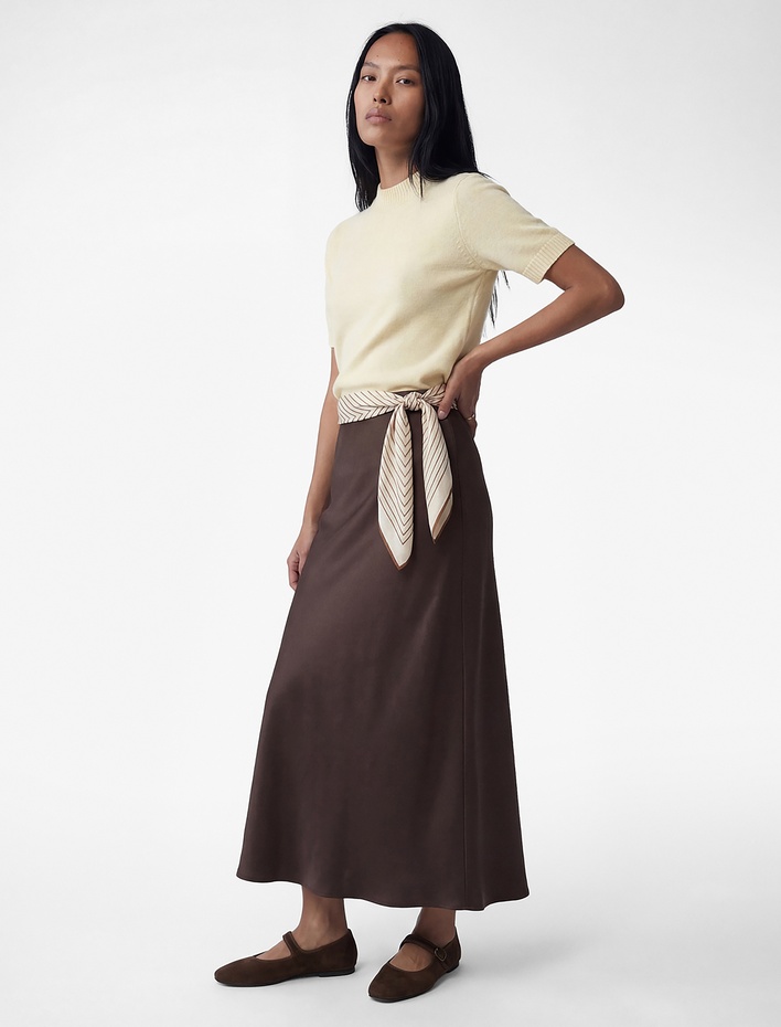  Regular Fit Kısa Kollu Dik Yaka Triko Kazak