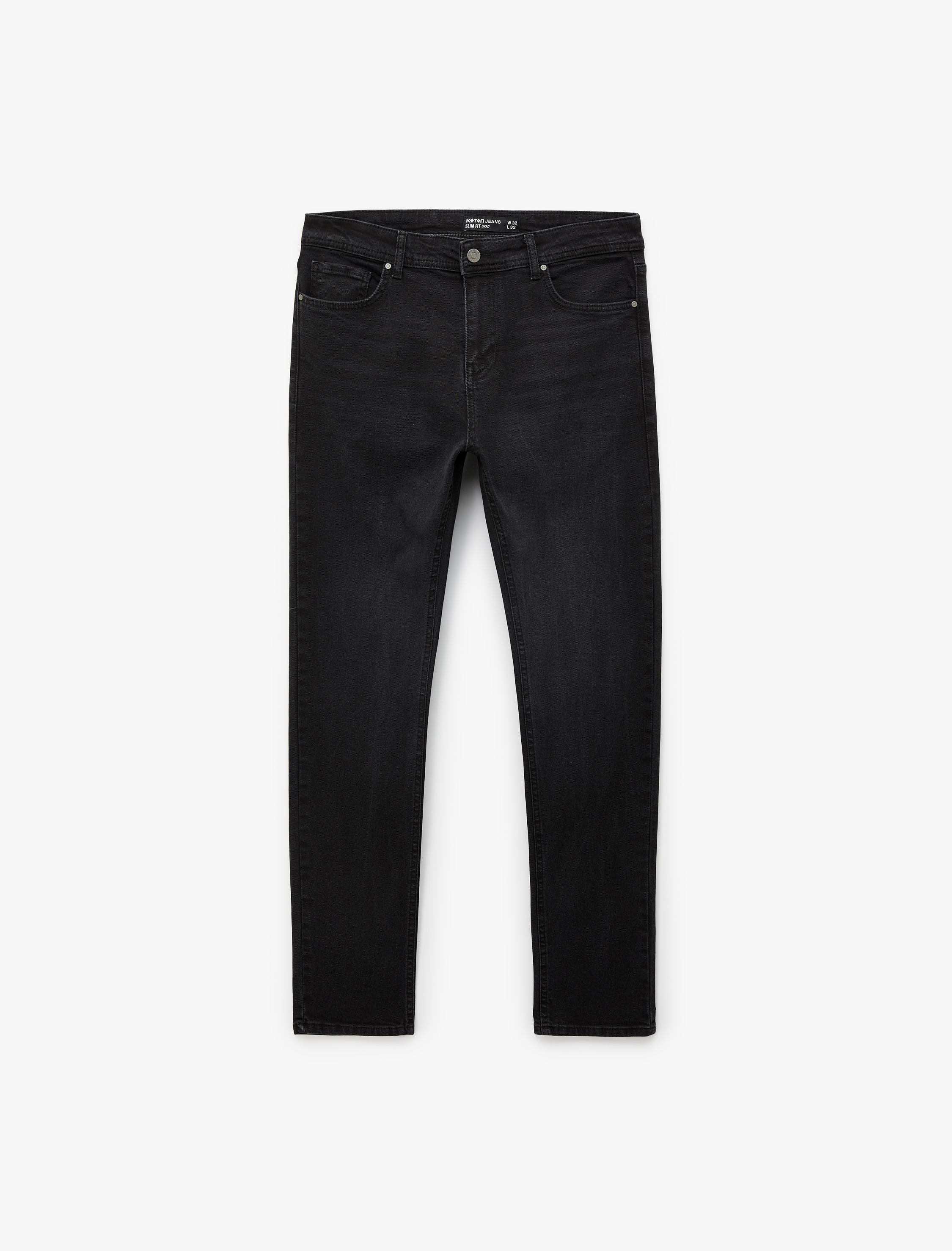   Pamuklu Normal Bel Slim Fit Jean Pantolon - Brad Jean