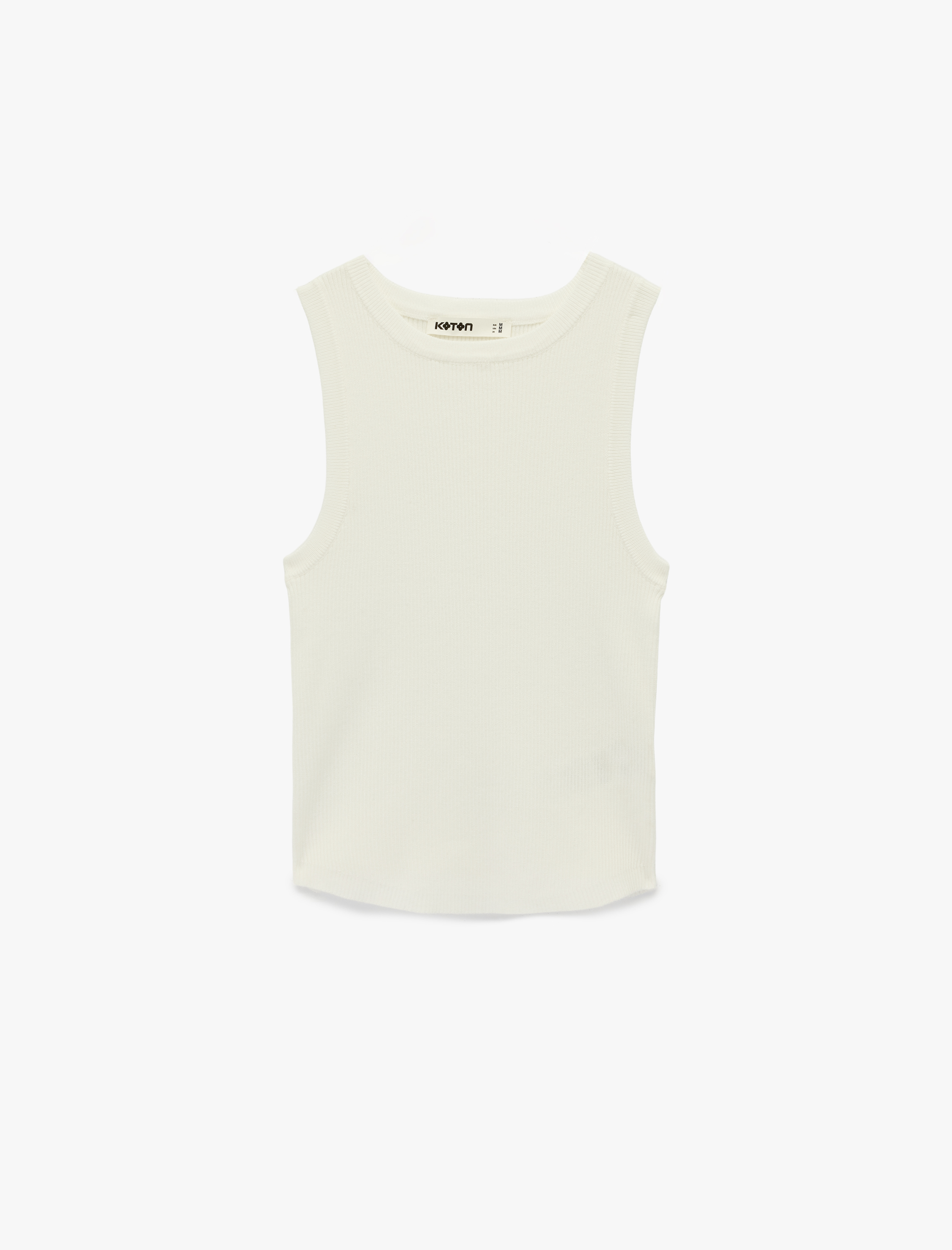   Viskon Karışımlı Bisiklet Yaka Triko Atlet