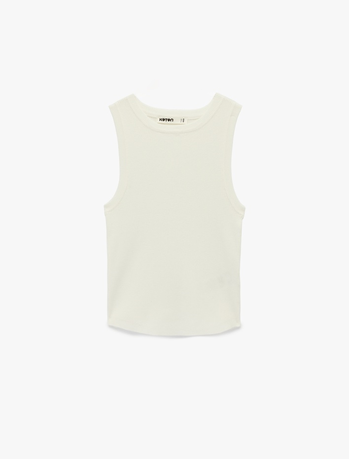  Viskon Karışımlı Bisiklet Yaka Triko Atlet