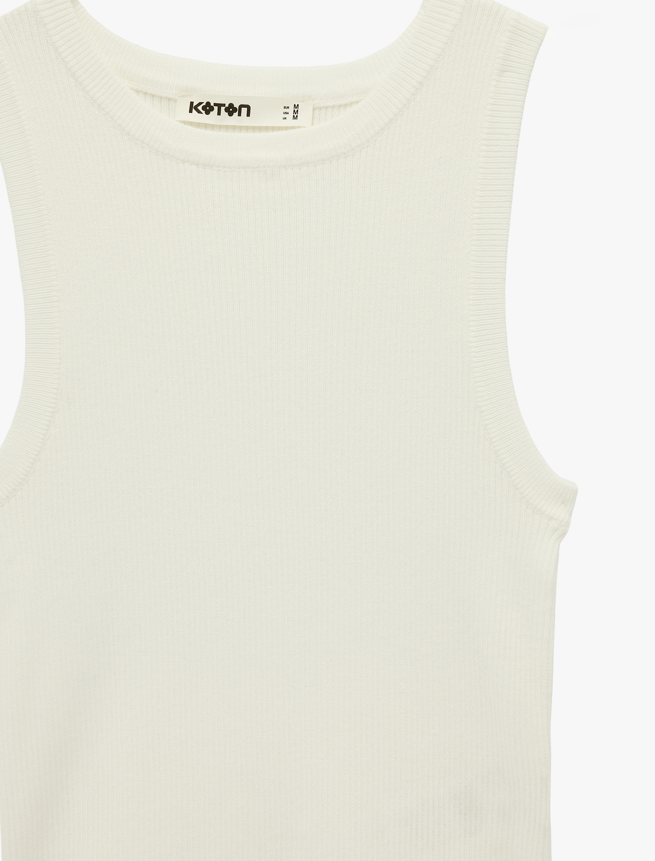   Viskon Karışımlı Bisiklet Yaka Triko Atlet